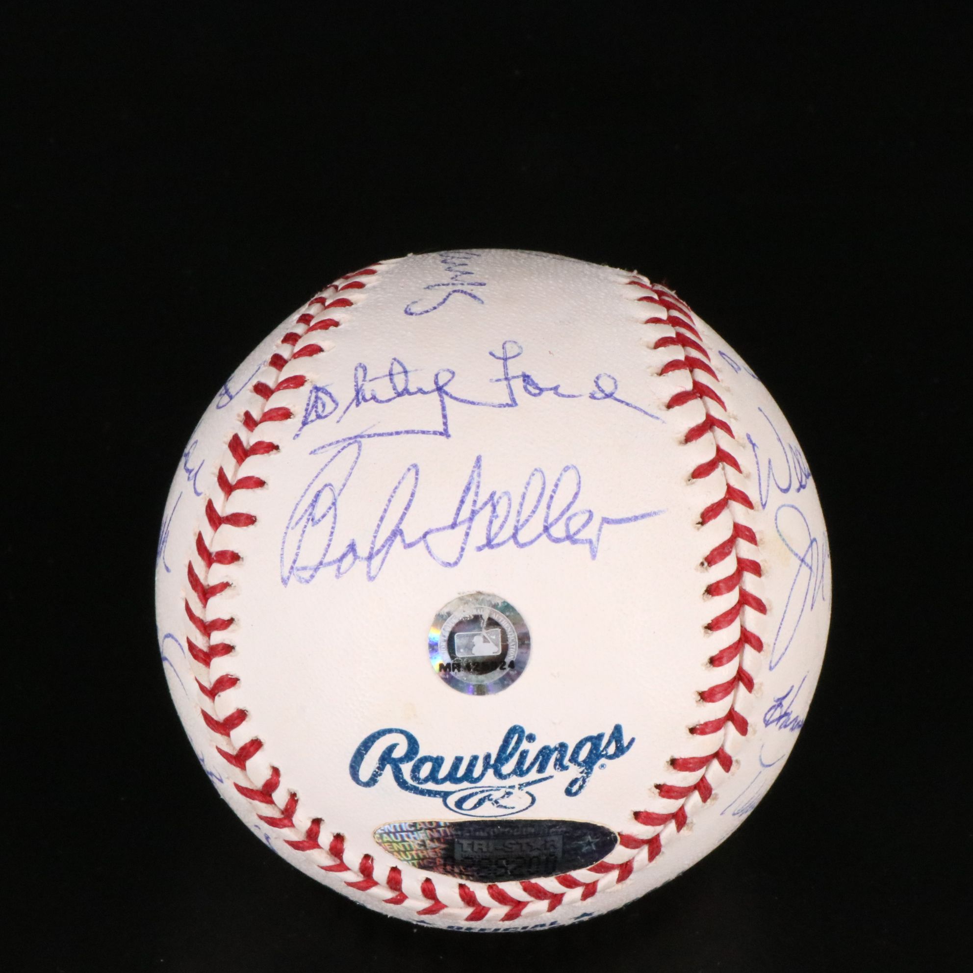 Ernie Banks, Willie McCovey, Whitey Ford, and More Signed Baseball, Tristar