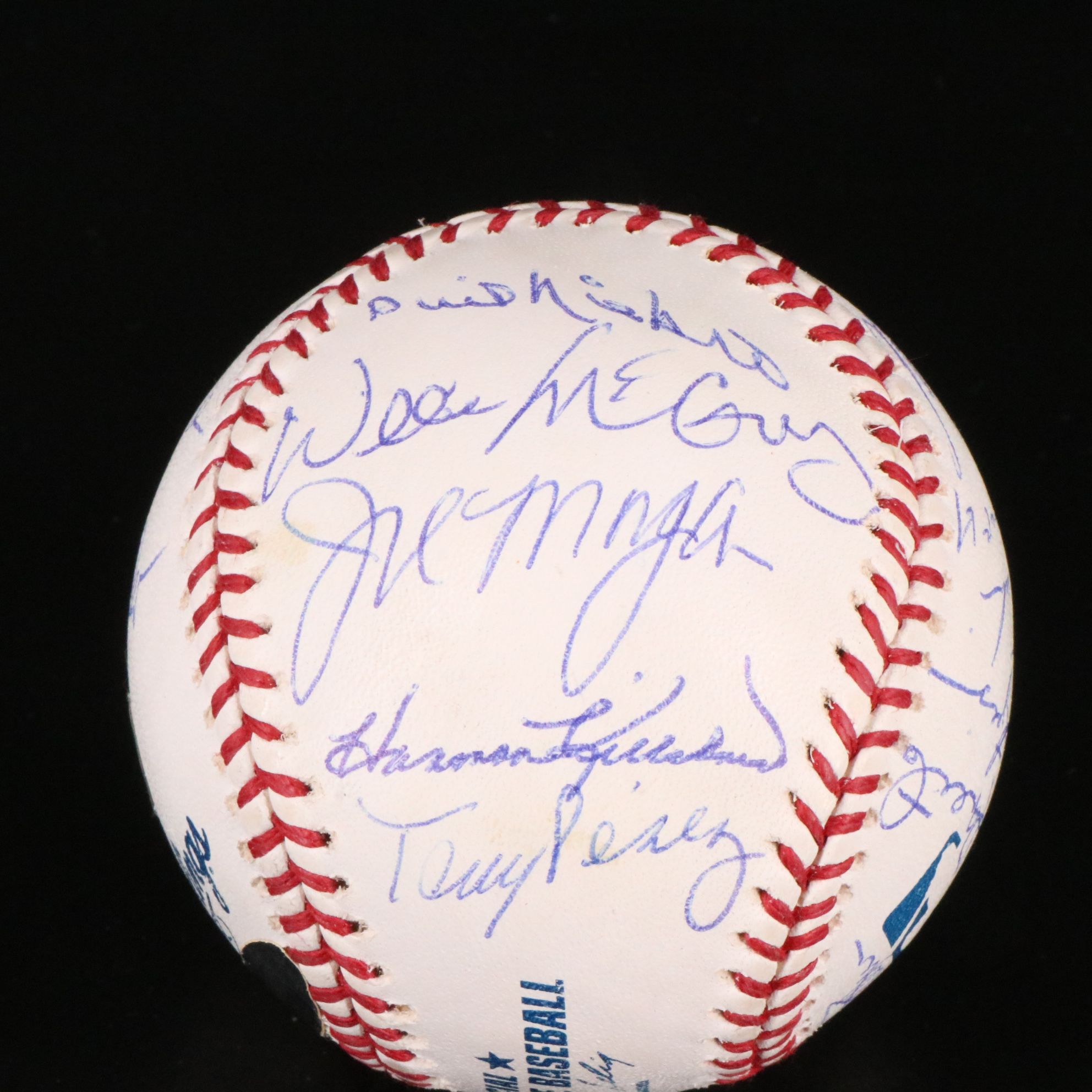 Ernie Banks, Willie McCovey, Whitey Ford, and More Signed Baseball, Tristar