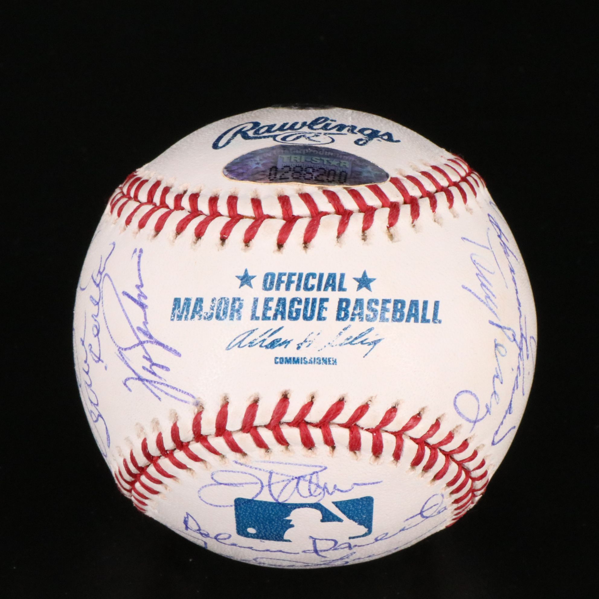 Ernie Banks, Willie McCovey, Whitey Ford, and More Signed Baseball, Tristar