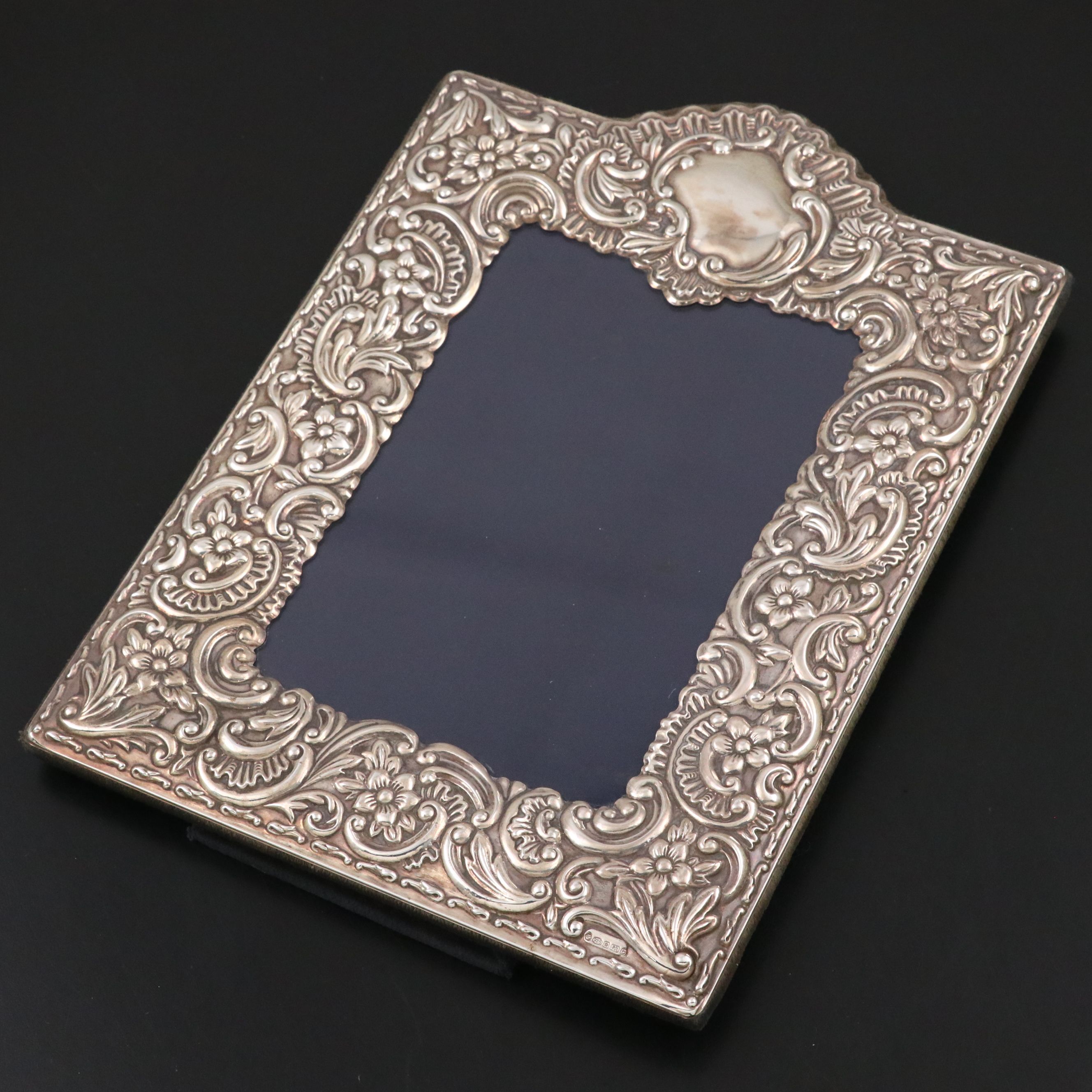 Carr's of Sheffield Ltd English Sterling Silver Art Nouveau Style Picture Frame