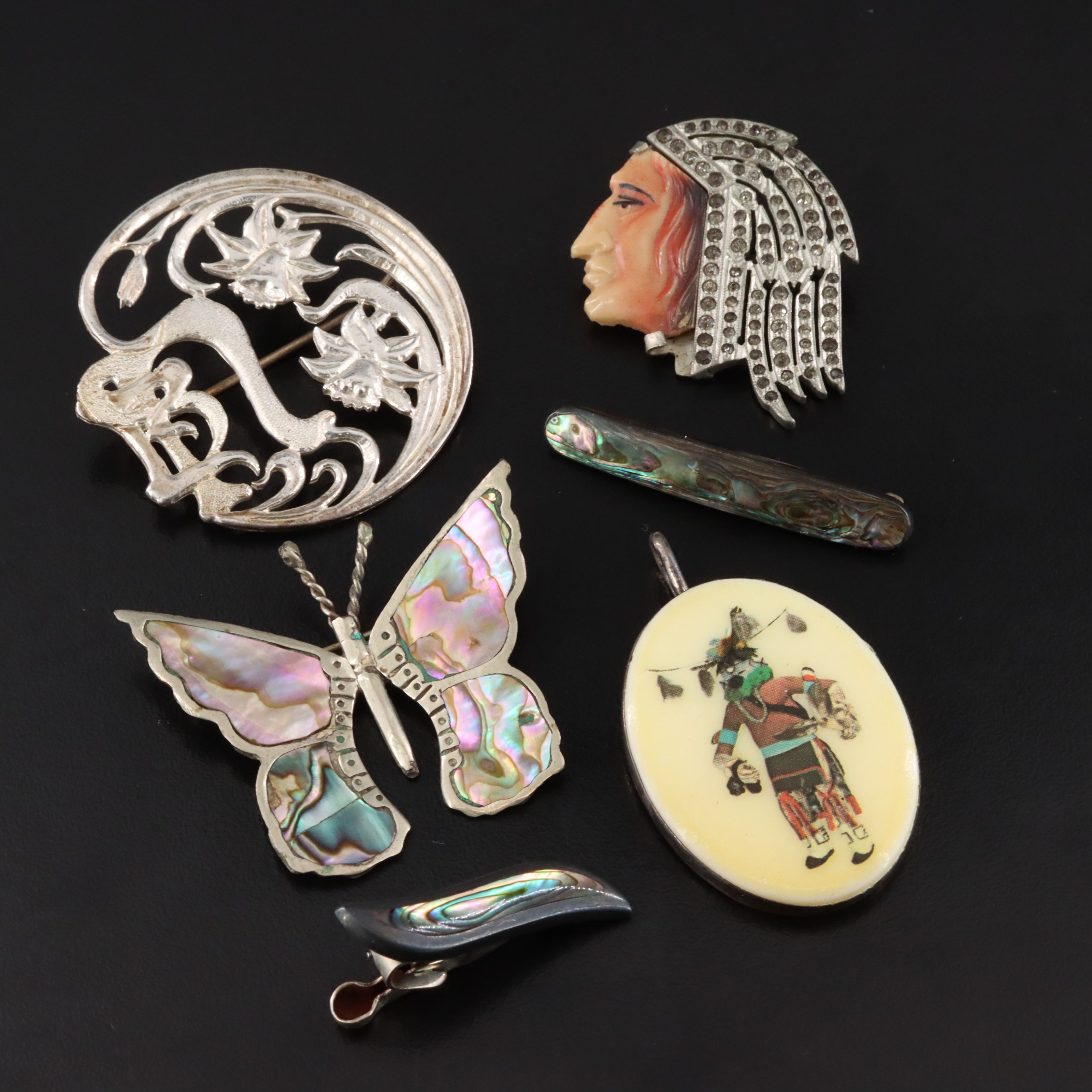 Abalone, Sterling and Rhinestones Featured in Jewelry Collection