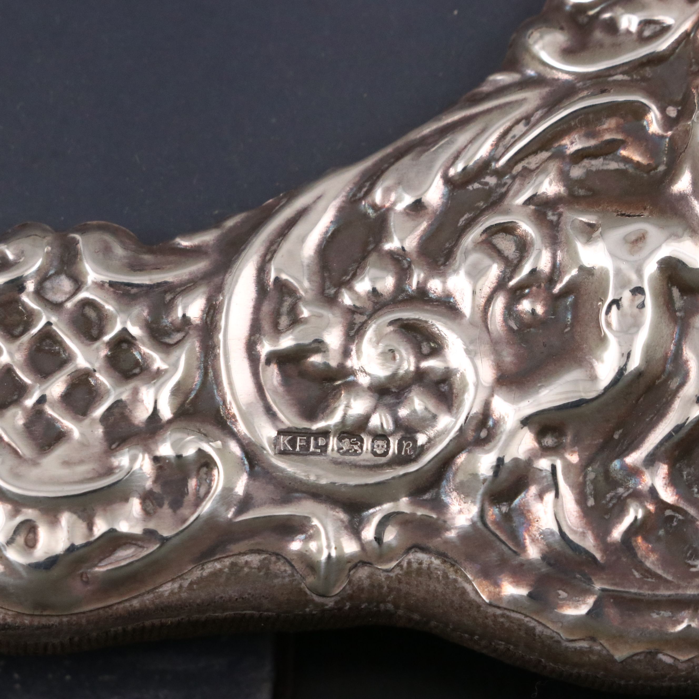 Pair of Keyford Frames Ltd English Sterling Silver Picture Frames, 1991