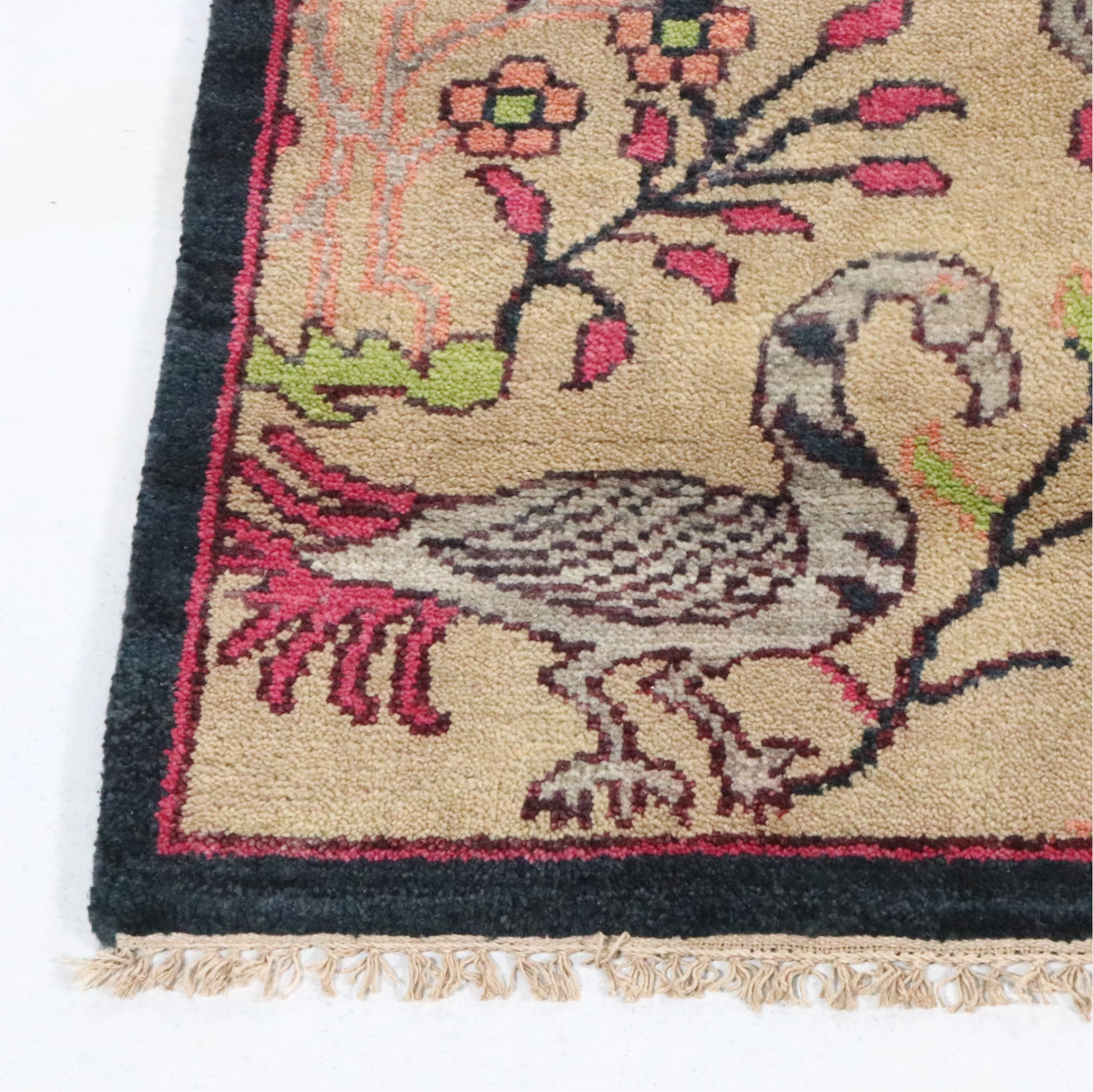 8'9 x 12'3 Hand-Knotted Indian Ziegler Style Area Rug