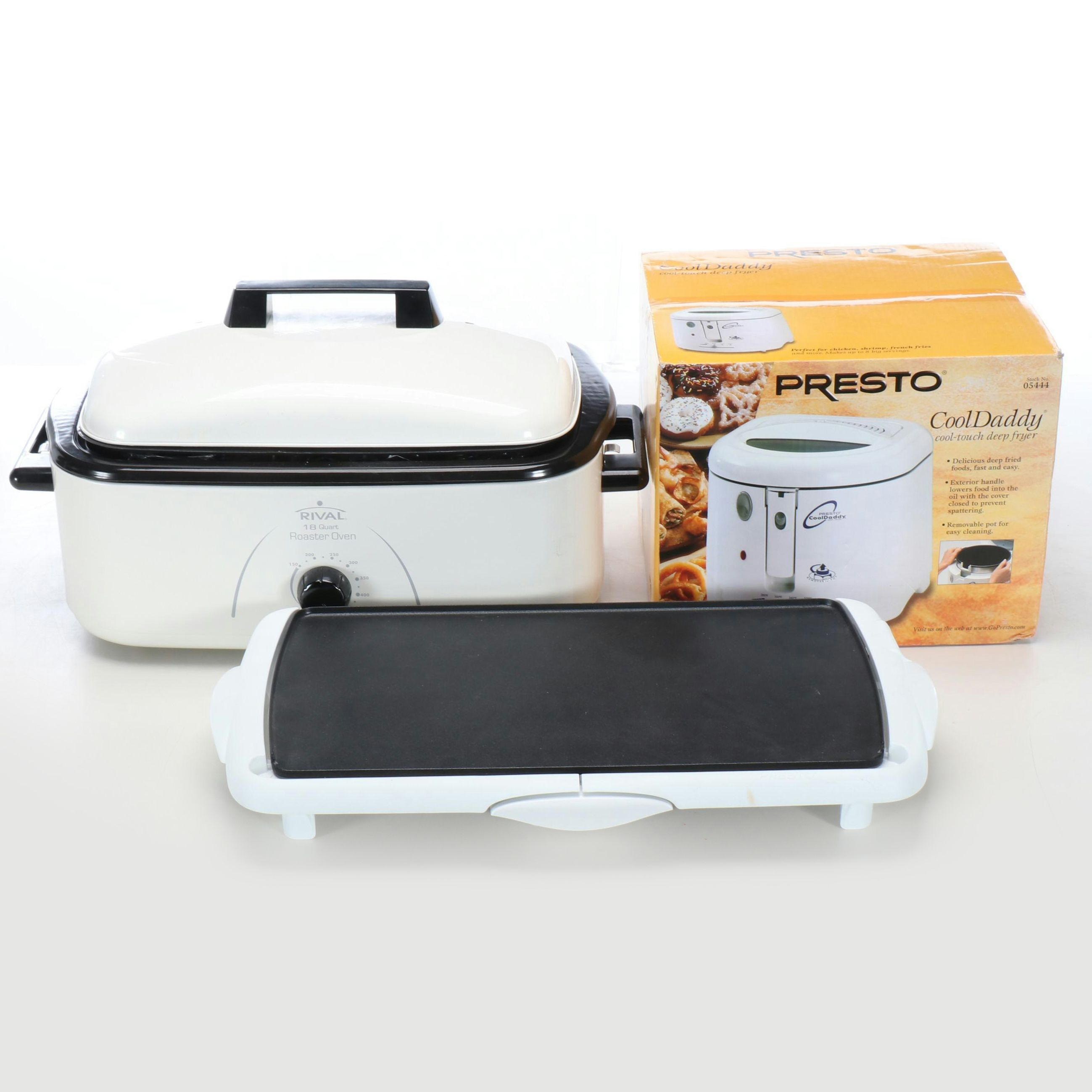 Presto Cool Touch Electric Griddle with Other Small Kitchen Appliances