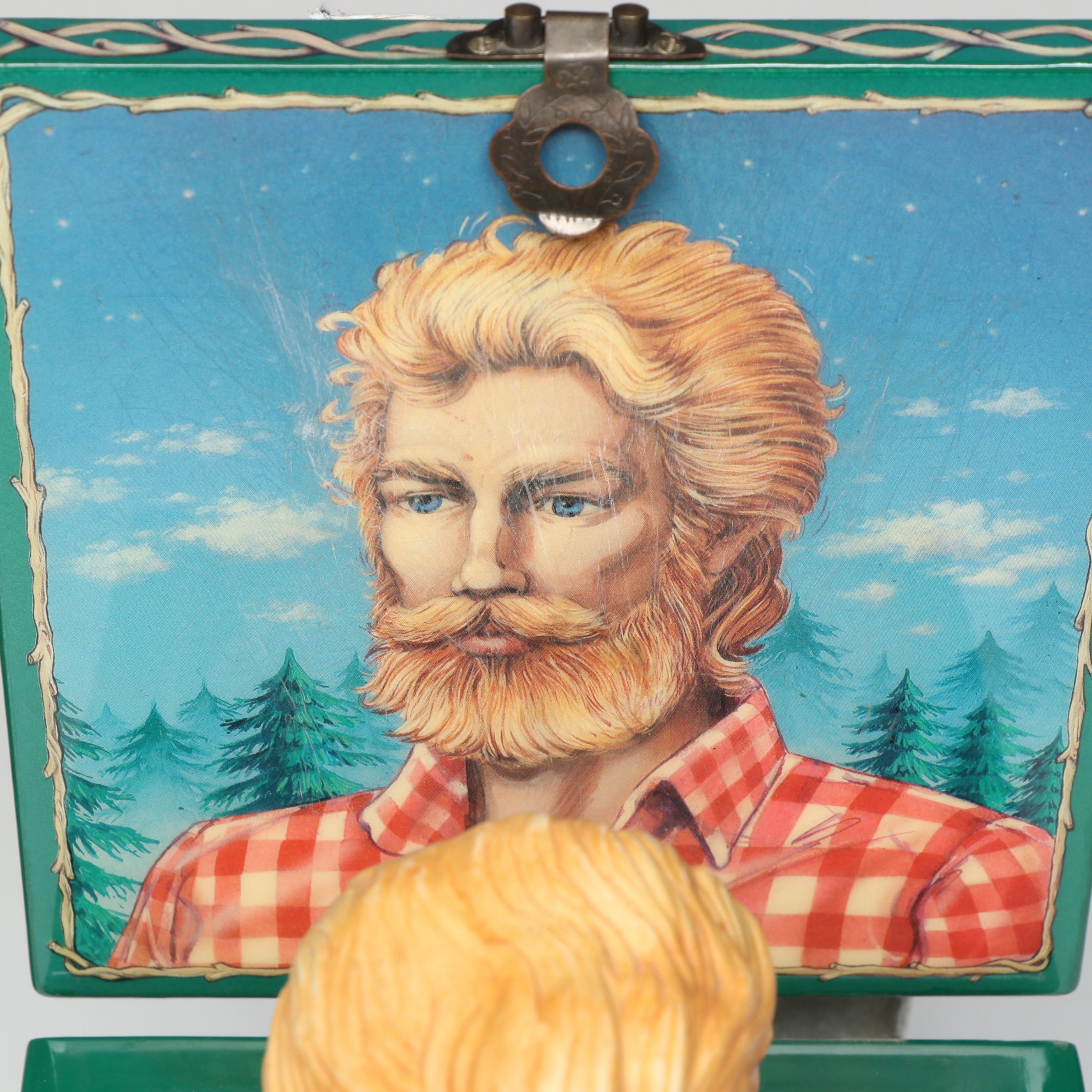 Vintage "Monarch of the Midway" and "Paul Bunyan" Musical Jack-in-the-Box