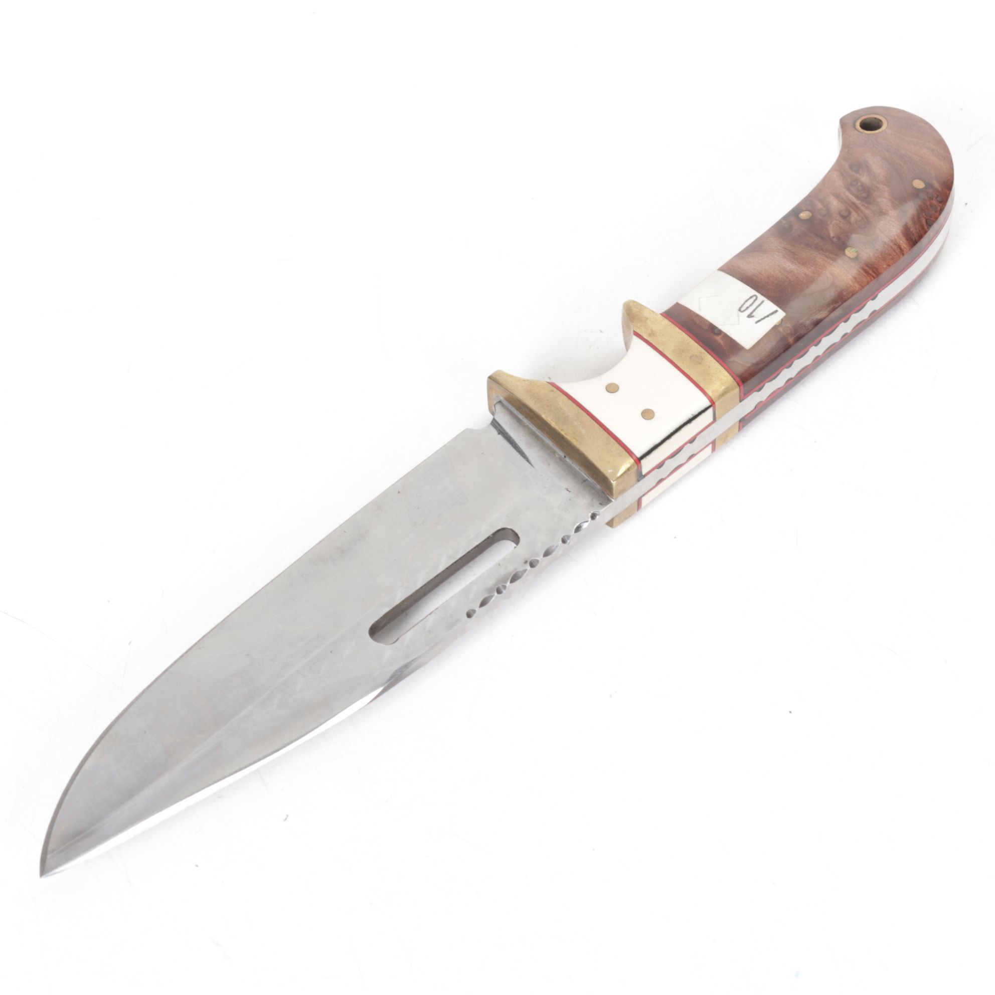 Two J.I. Cottrill Fixed Blade Knives with Wood Handles