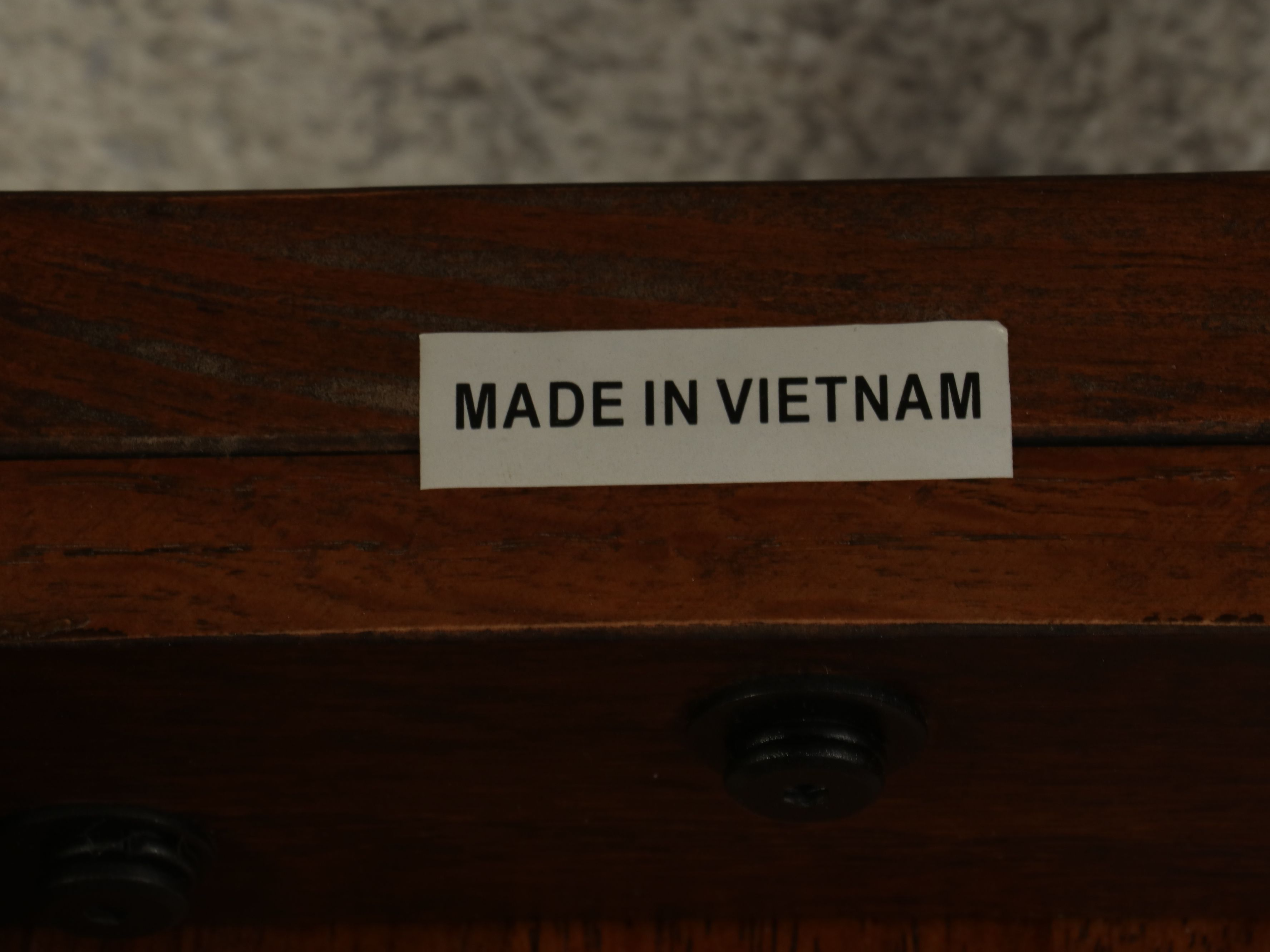 Nine-Piece Contemporary Federal Style Walnut Finish High Top Dining Set