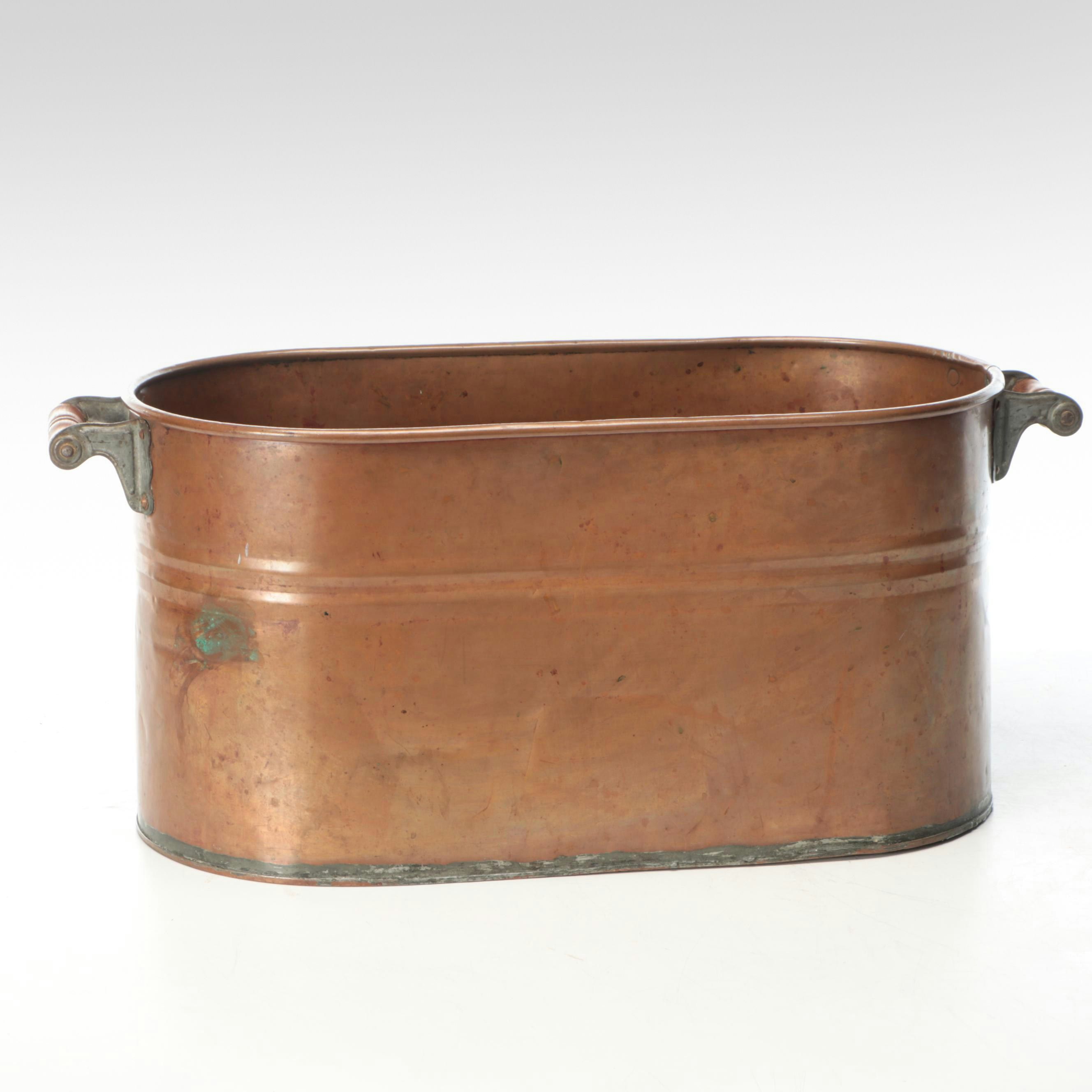 Copper Veneer Boiler Wash Tub
