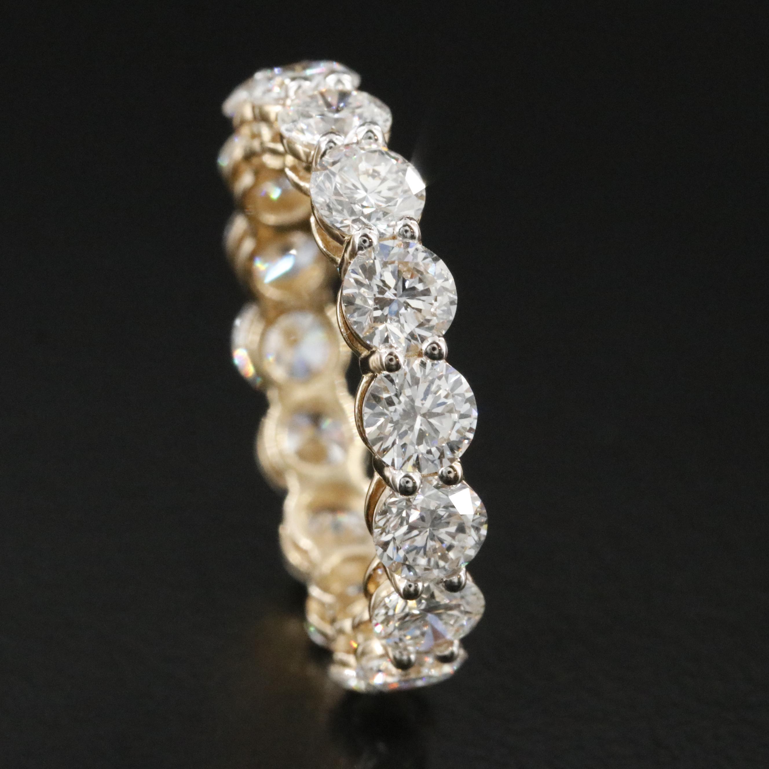 14K 4.49 CTW Lab Grown Diamond Eternity Band