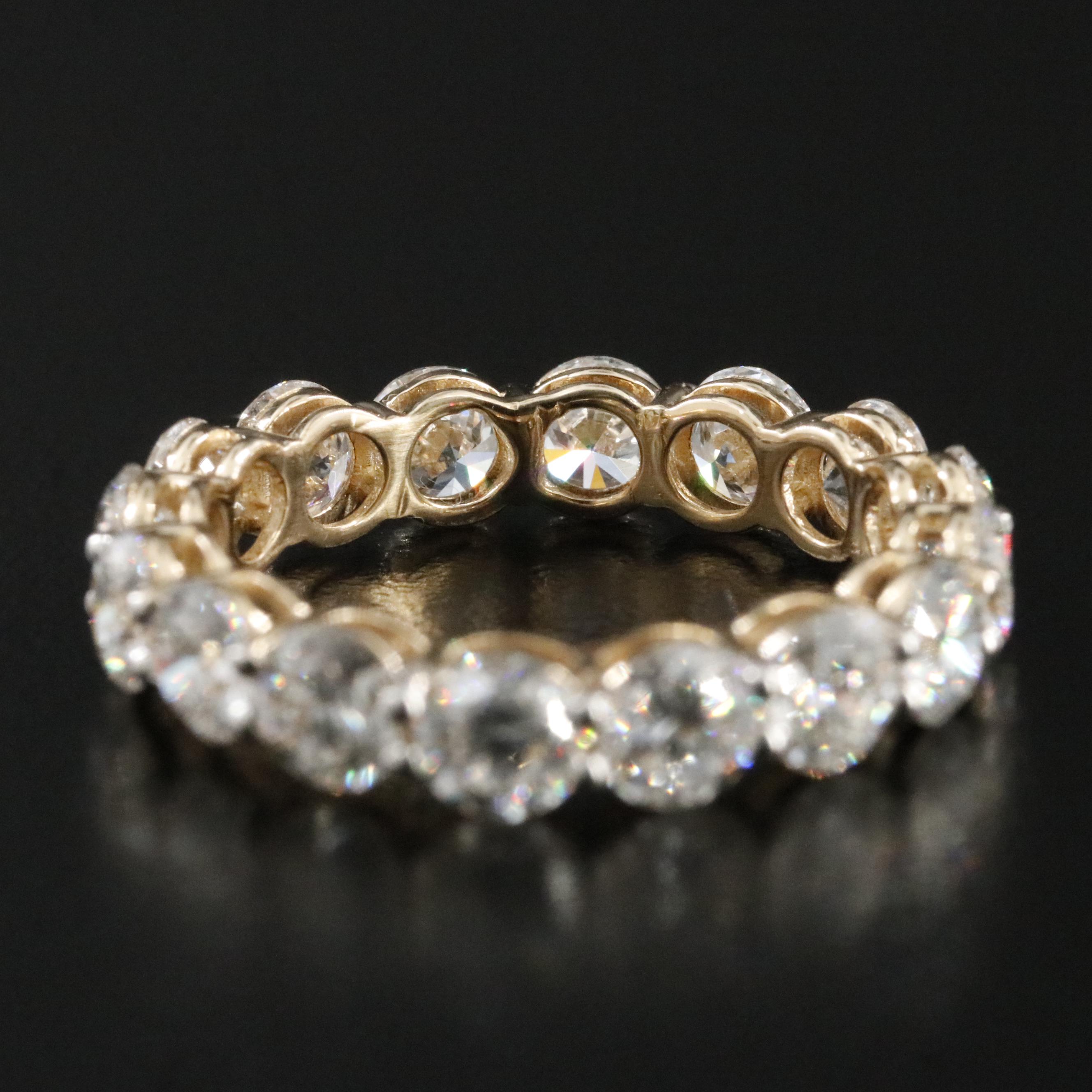 14K 4.49 CTW Lab Grown Diamond Eternity Band