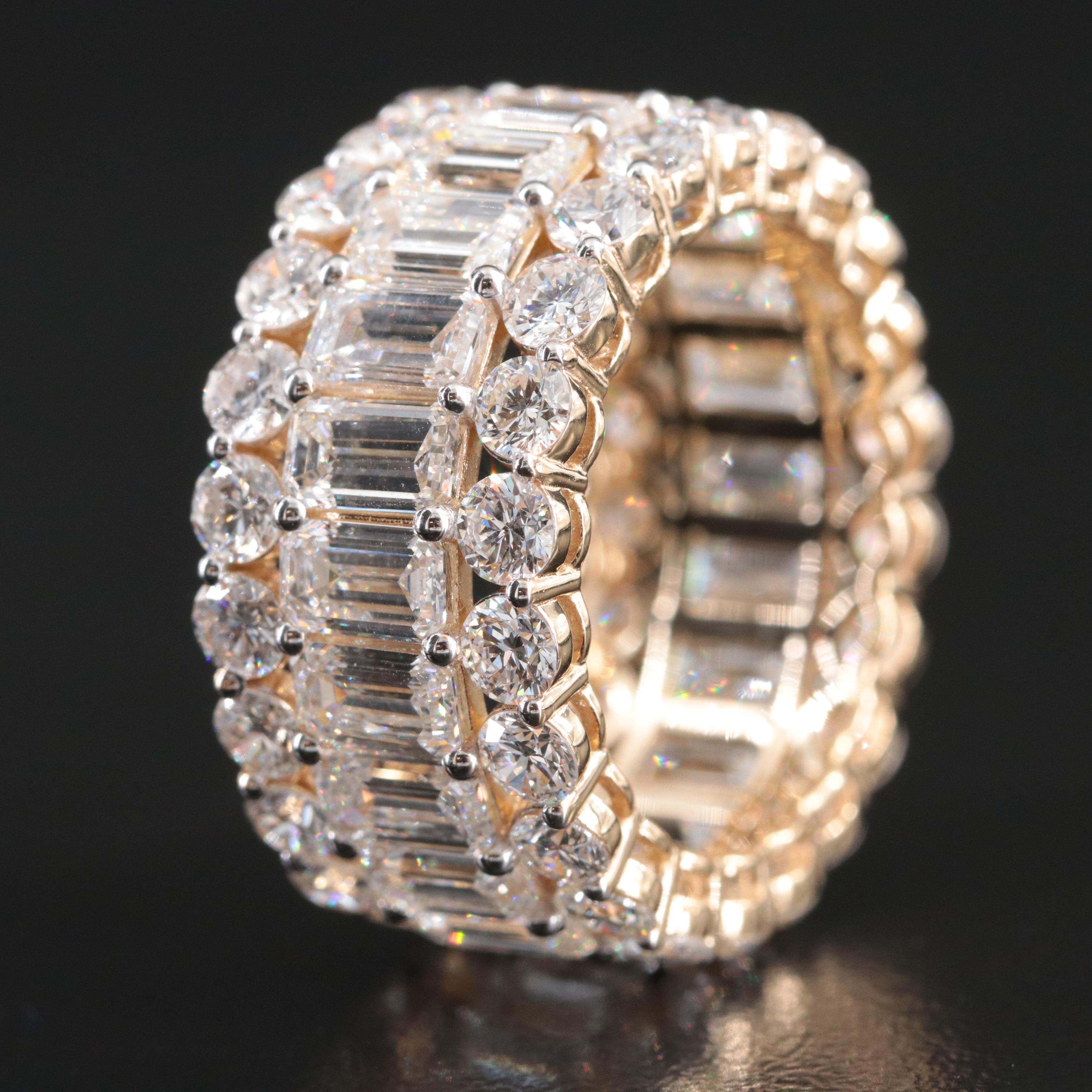 14K 12.18 CTW Lab Grown Diamond Eternity Band