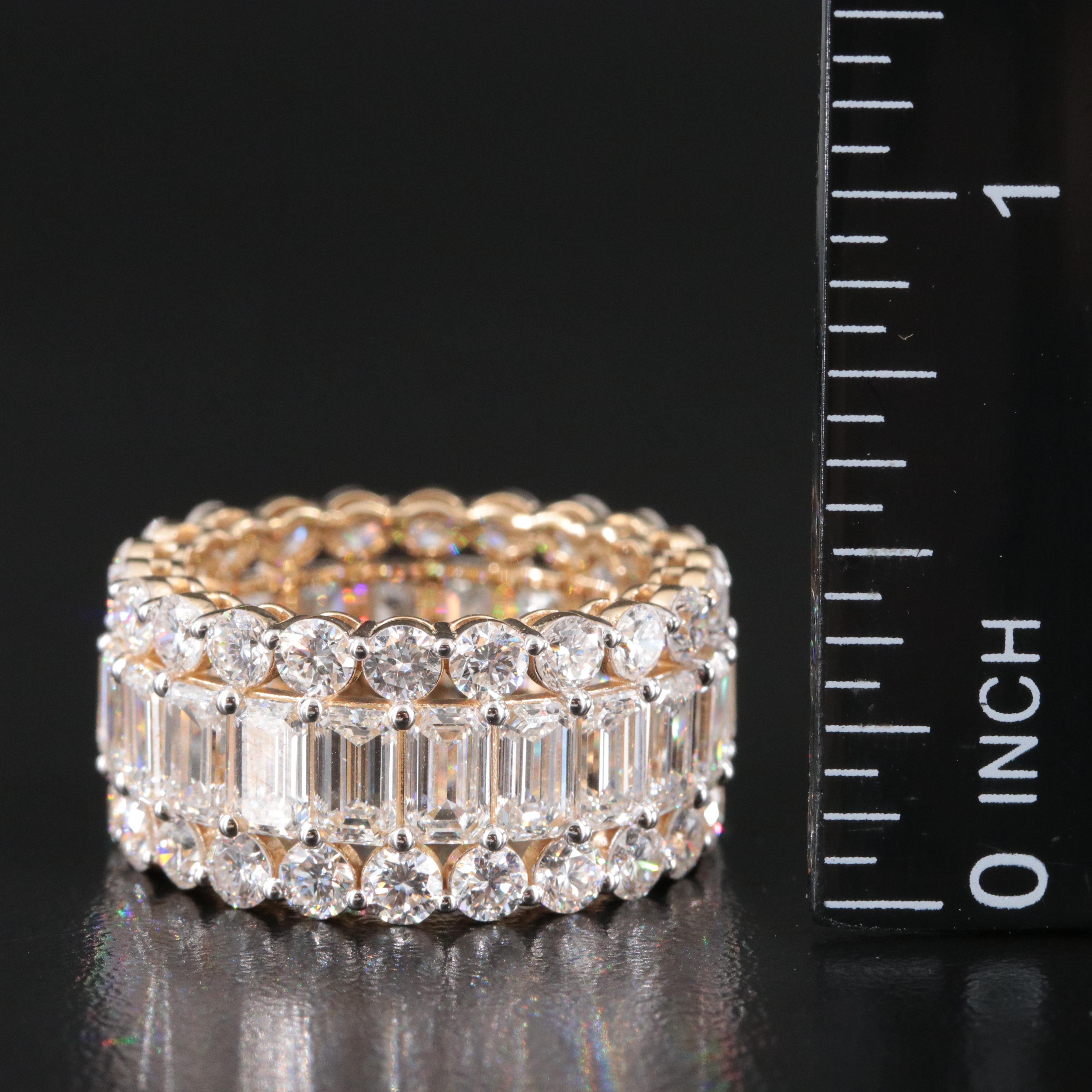 14K 12.18 CTW Lab Grown Diamond Eternity Band
