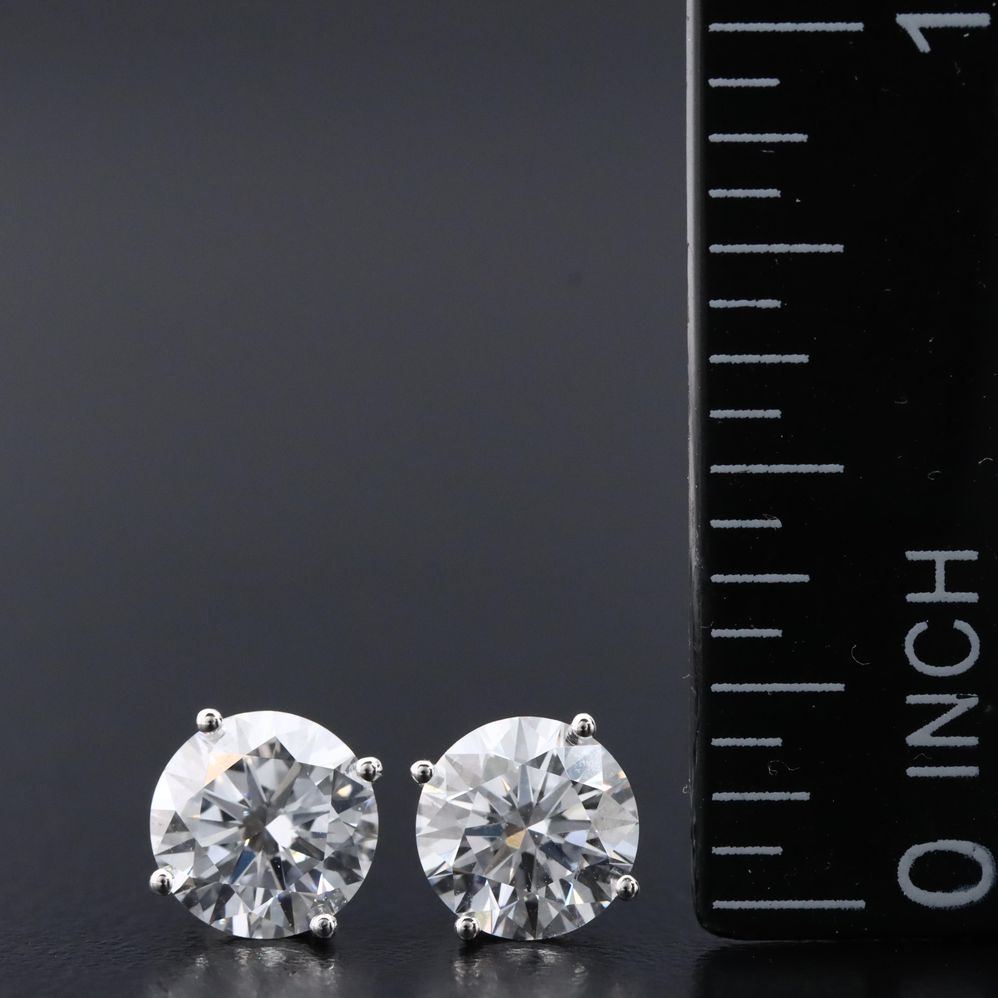 14K 2.06 CTW Lab Grown Diamond  Stud Earrings