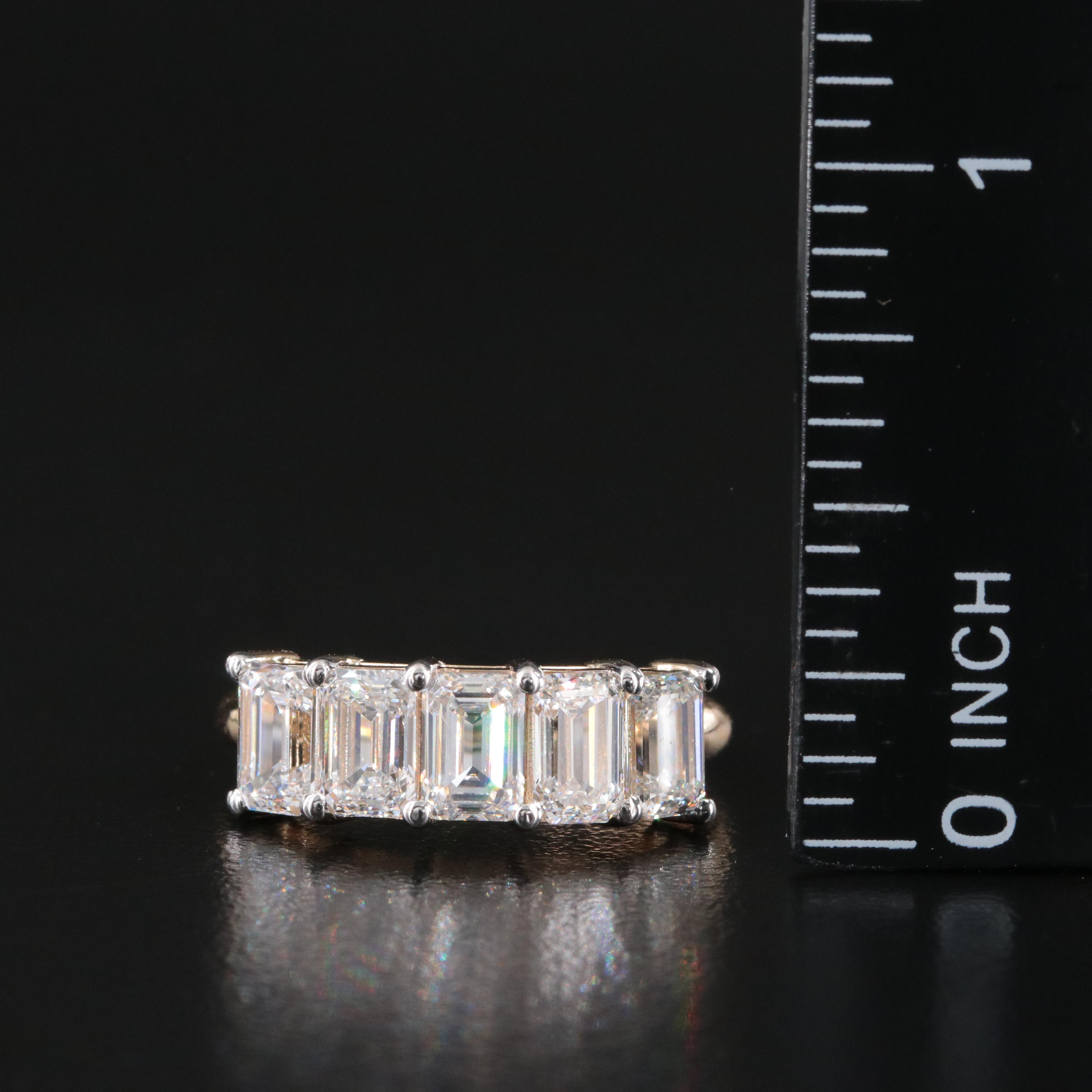 14K 2.99 CTW Lab Grown Diamond Ring