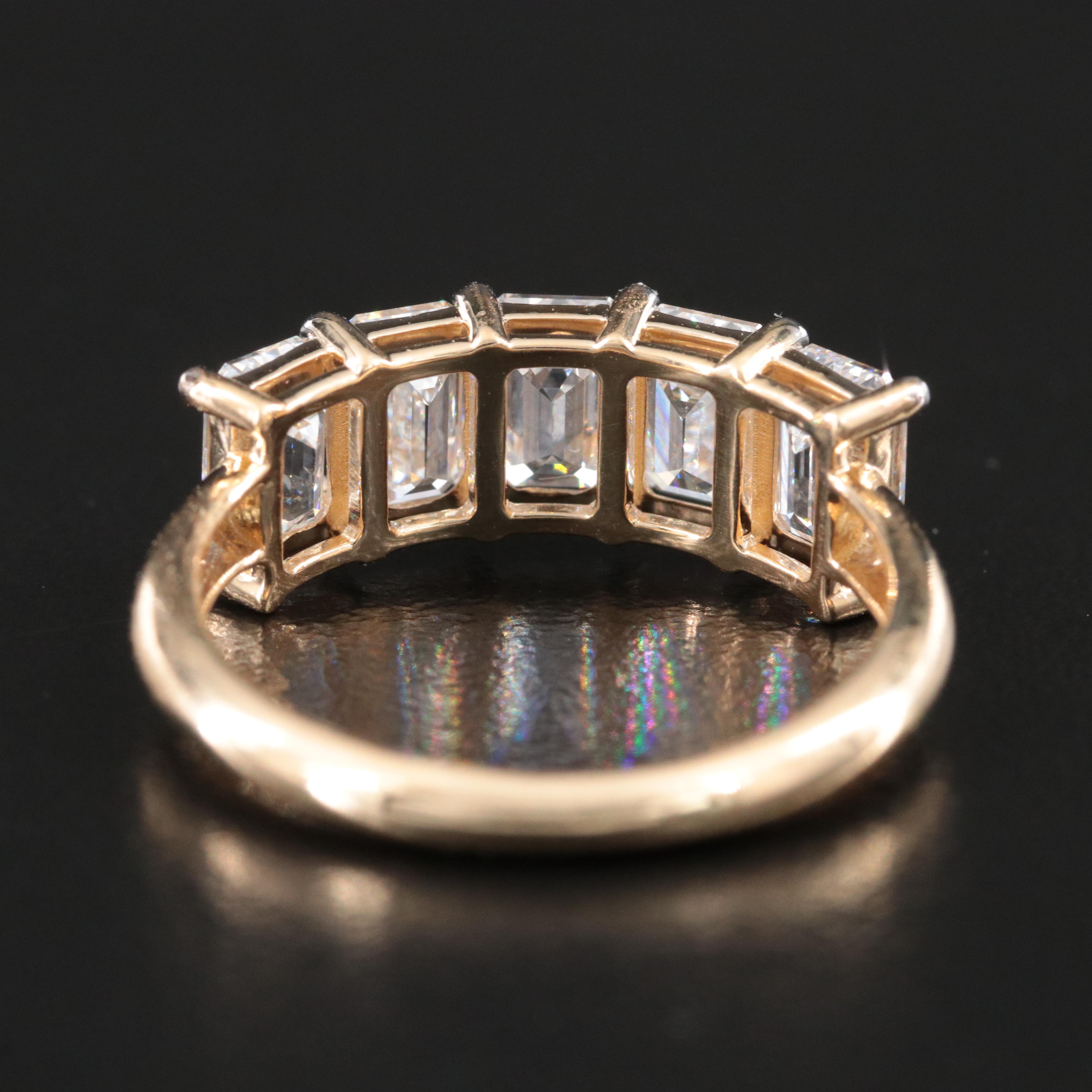 14K 2.99 CTW Lab Grown Diamond Ring