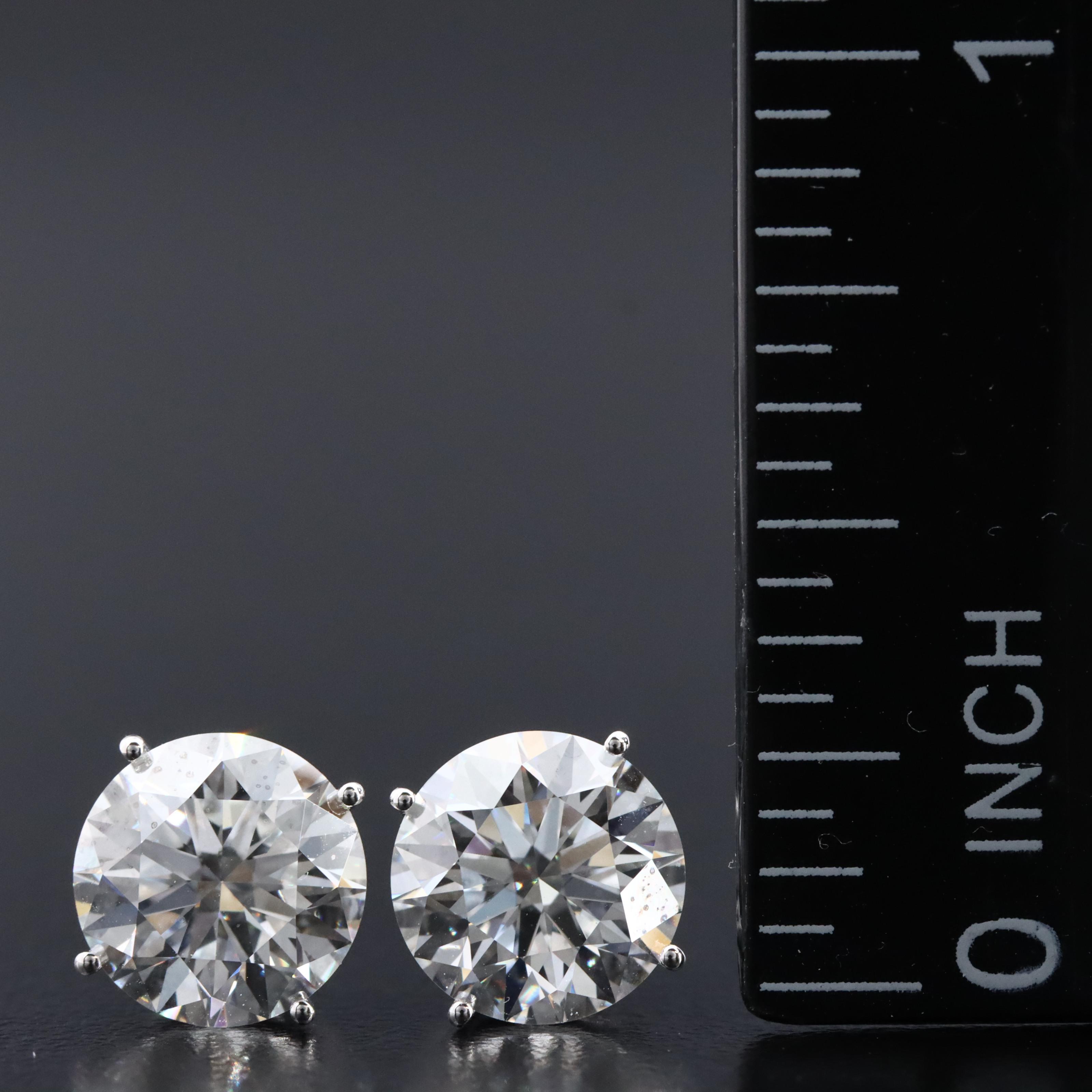 14K 4.08 CTW Lab Grown Diamond Stud Earrings