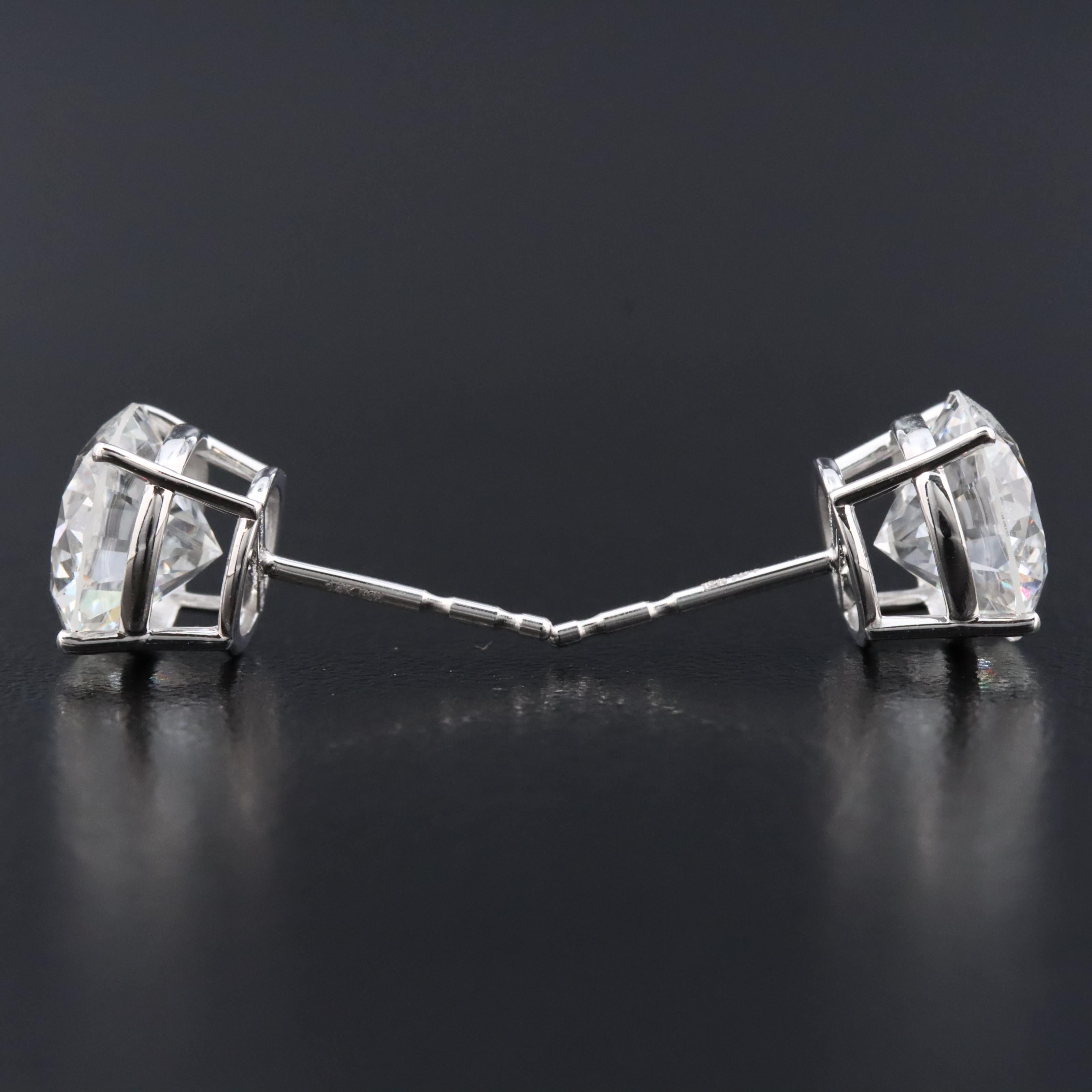 14K 4.08 CTW Lab Grown Diamond Stud Earrings