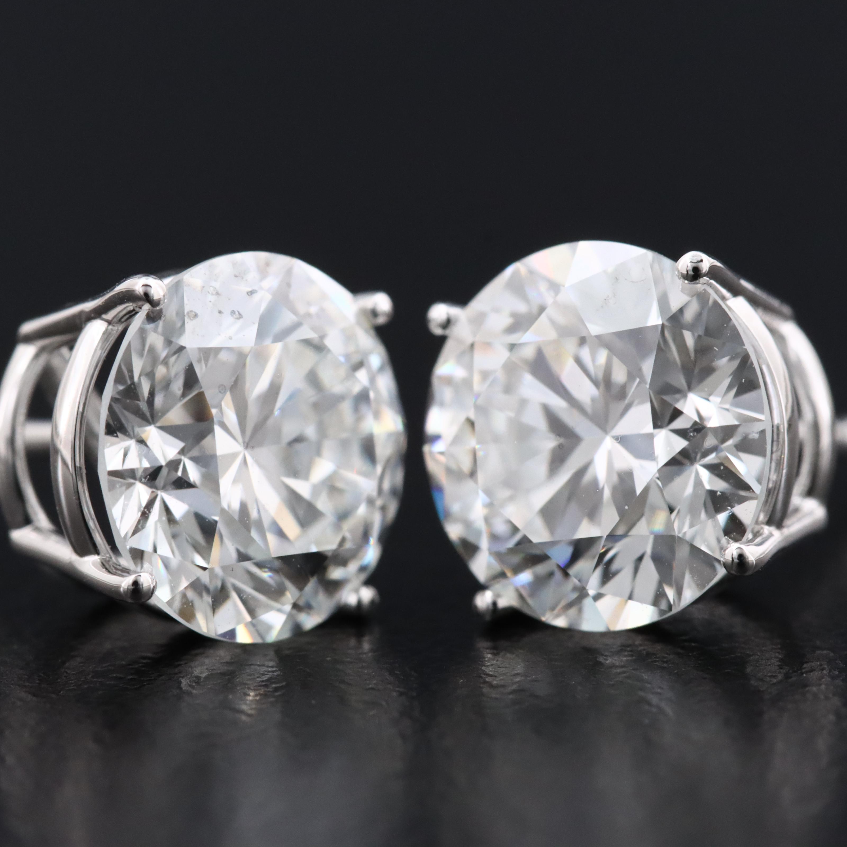 14K 4.08 CTW Lab Grown Diamond Stud Earrings