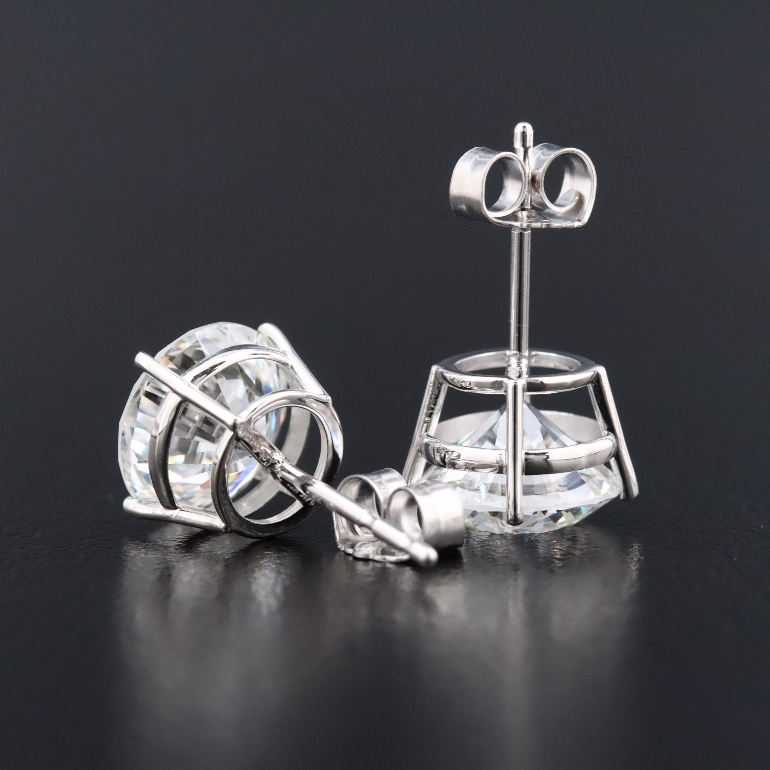 14K 4.08 CTW Lab Grown Diamond Stud Earrings