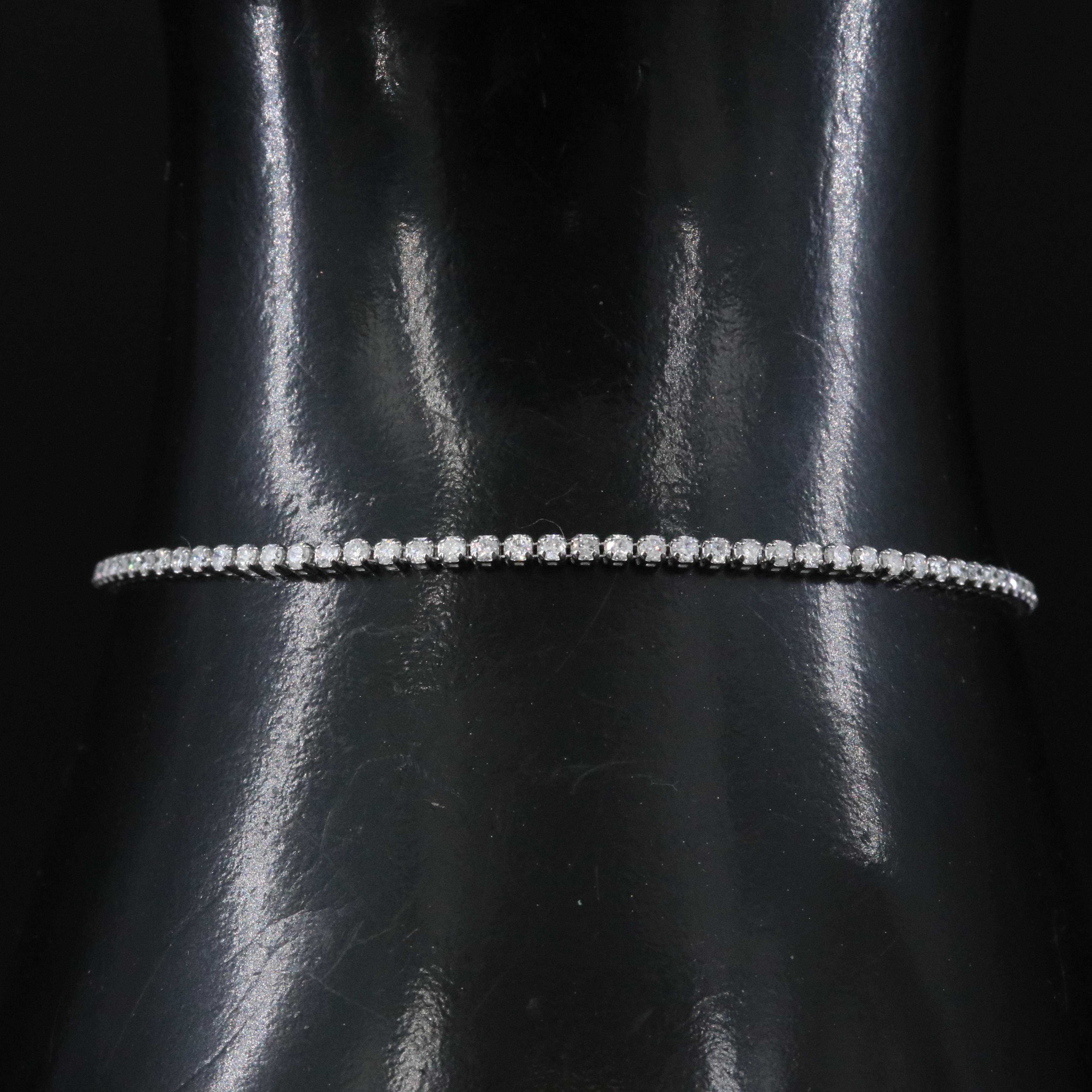 14K 1.20 CTW Diamond Line Bracelet