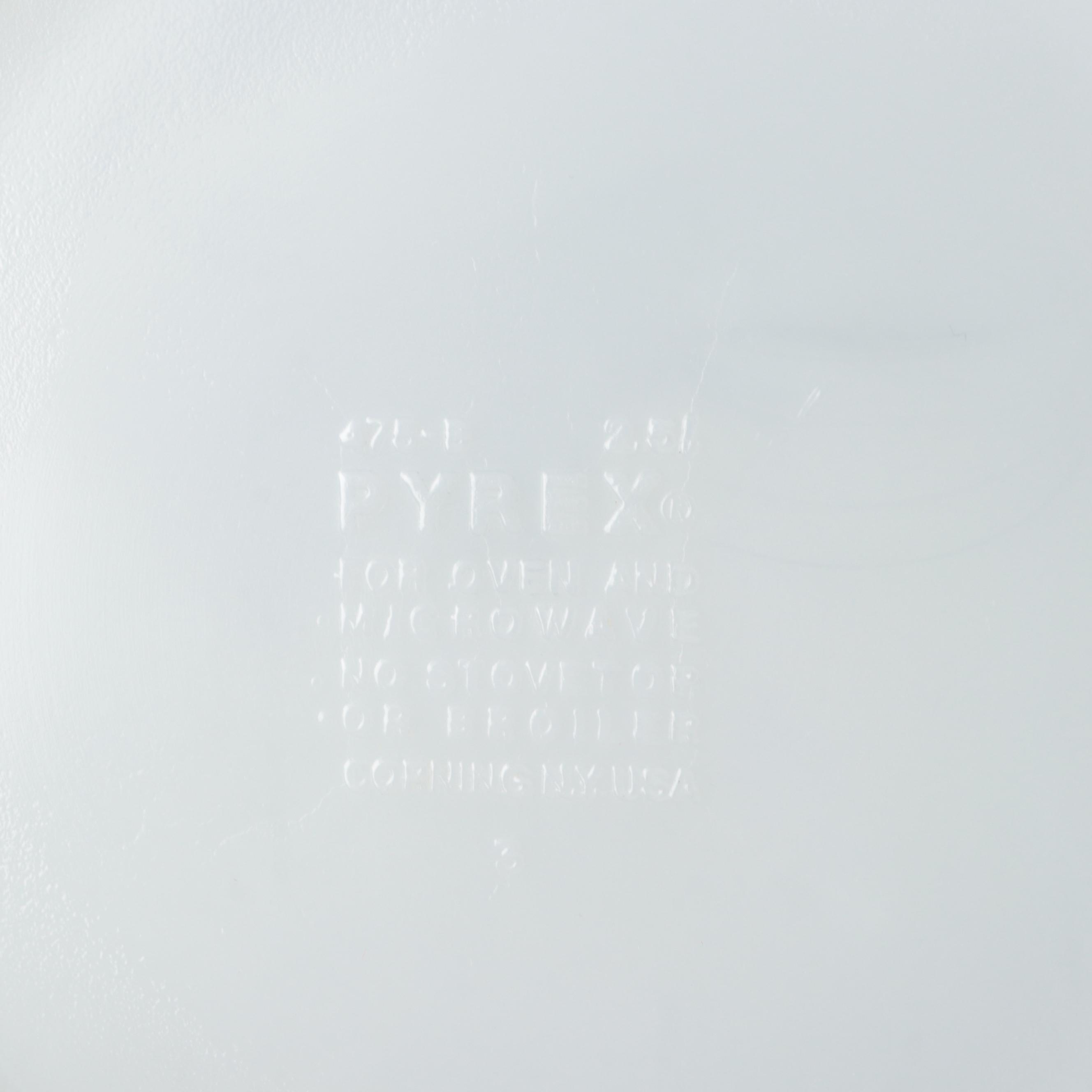 Pyrex "Forest Fancies" and "Golden Acorn" Glass Casserole Dishes