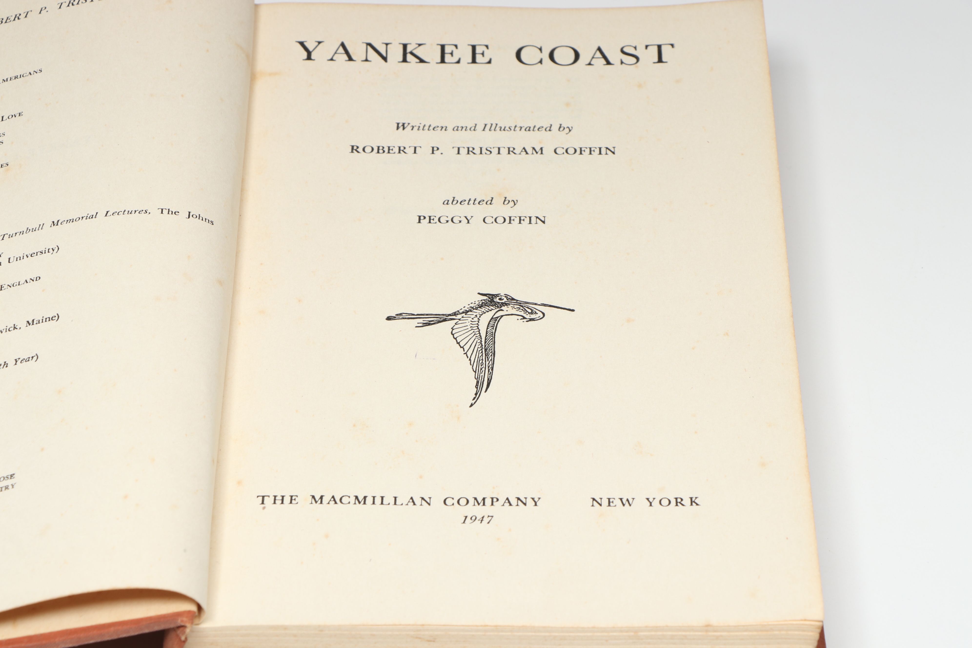 Signed First Printing "Yankee Coast" by Robert P. Tristram Coffin, 1947