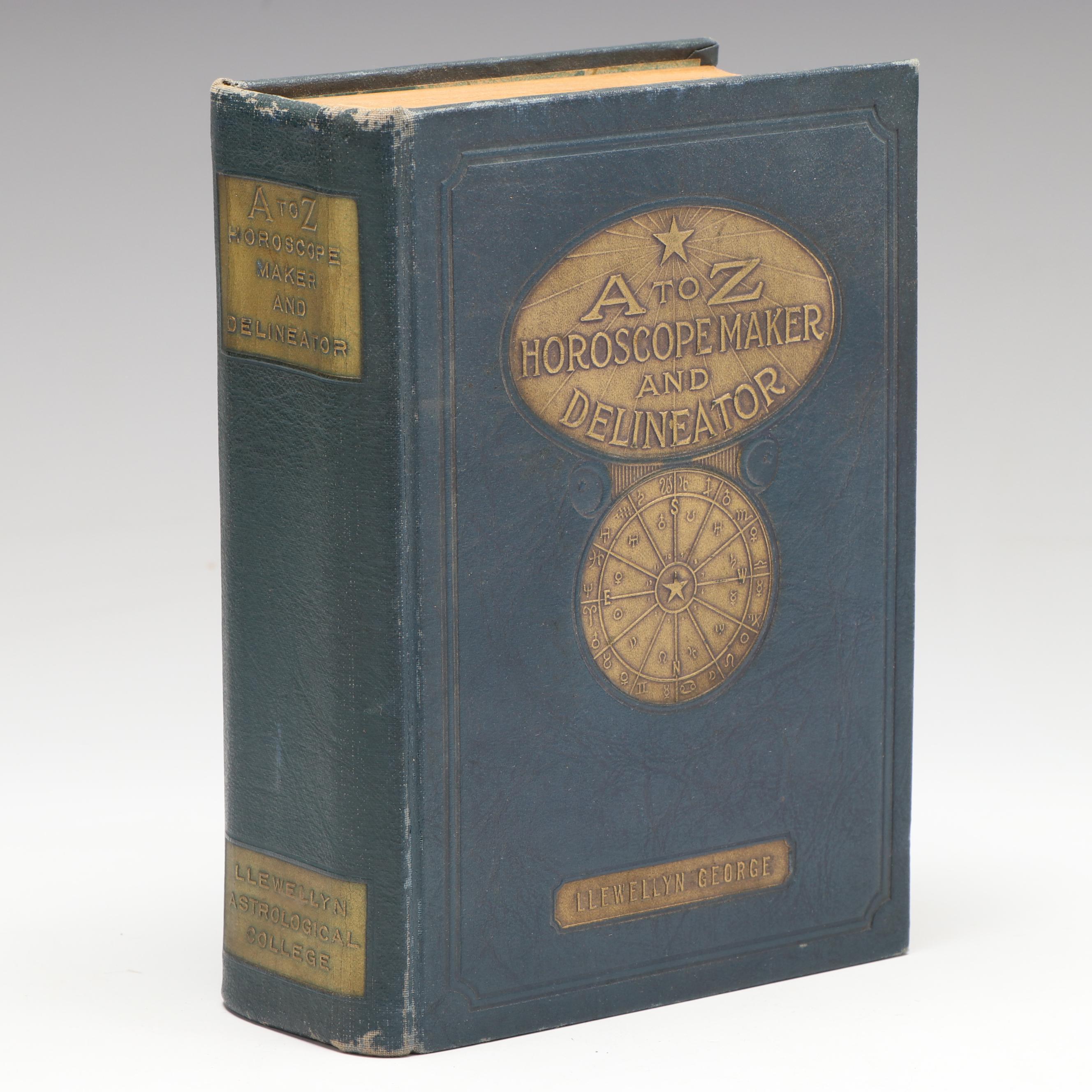 "A to Z Horoscope Maker and Delineator" by Llewellyn George, 1928