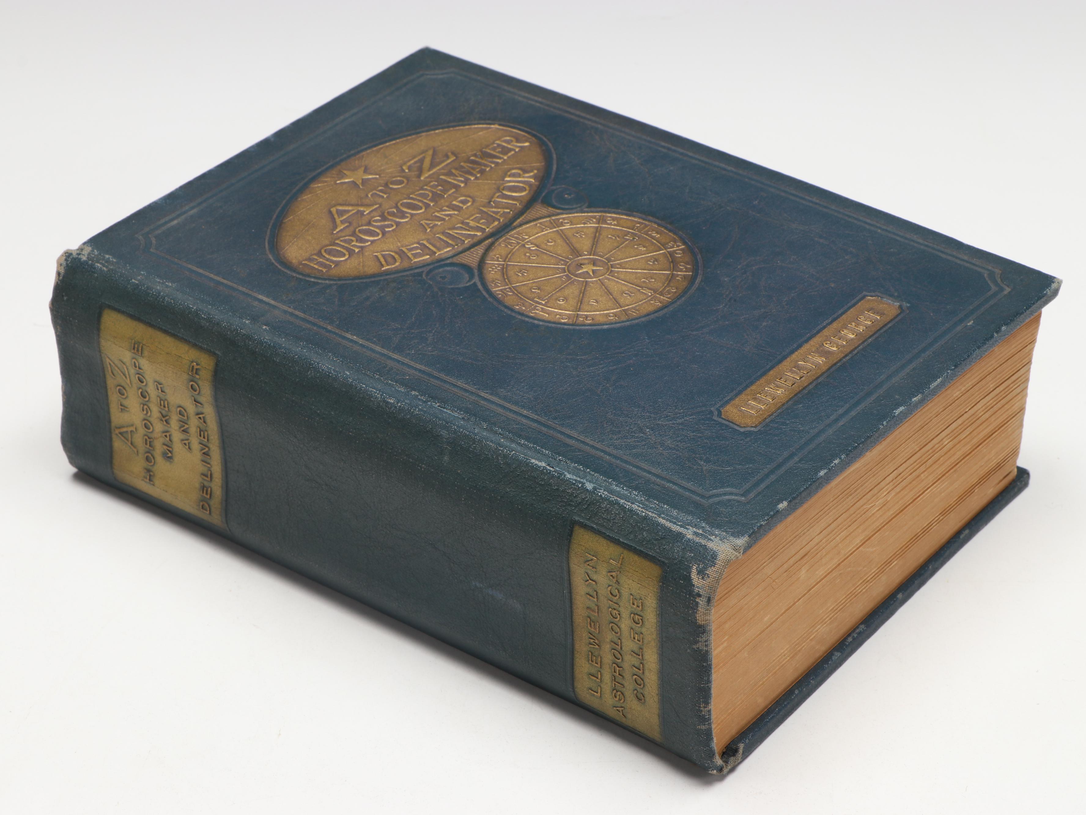 "A to Z Horoscope Maker and Delineator" by Llewellyn George, 1928