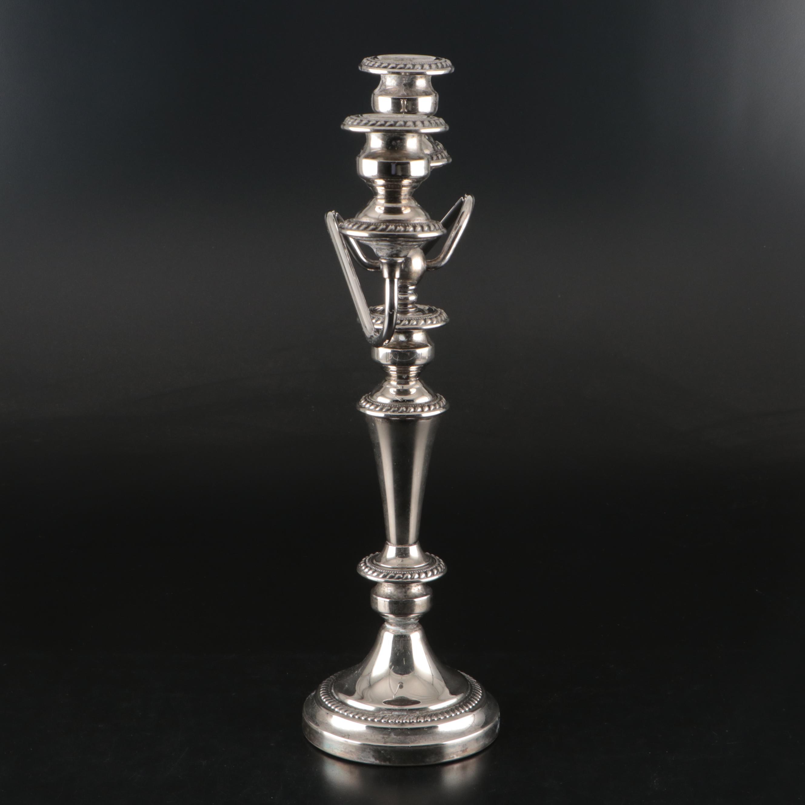 English Silver Mfg. Corp. Silver Plate Candelabra