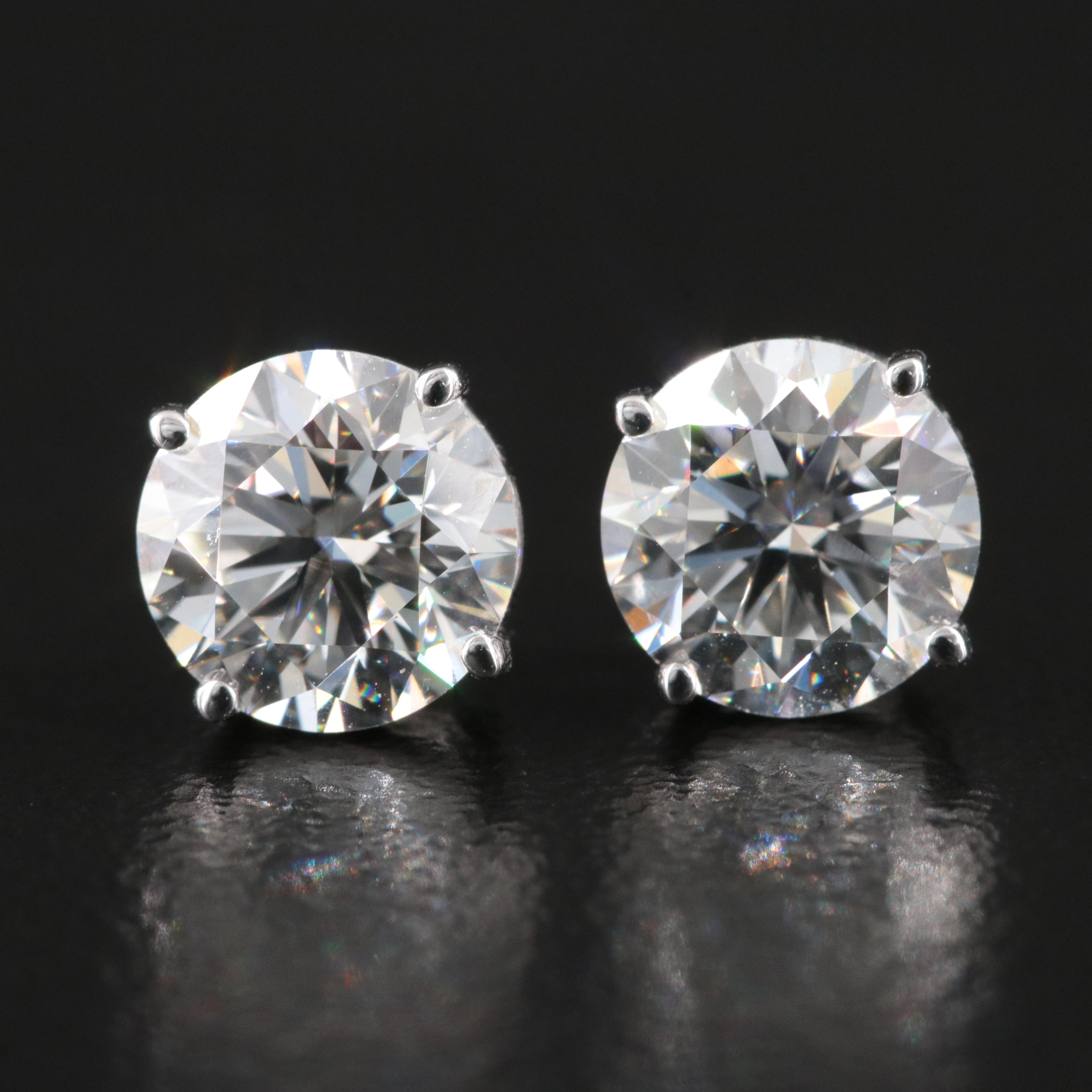 14K 1.88 CTW Lab Grown Diamond Stud Earrings