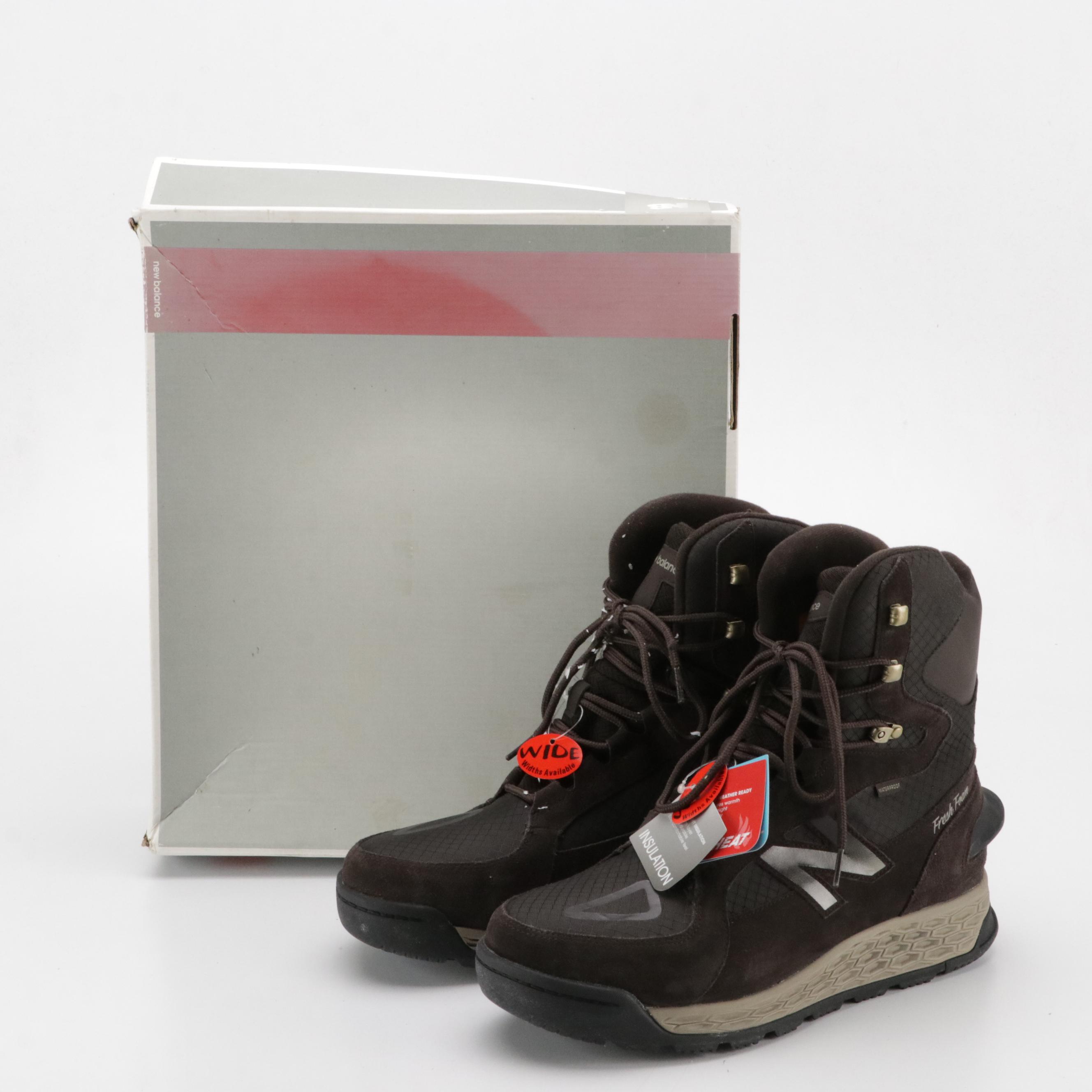 Men's Fila Weathertec and New Balance Winter Boots with Boxes