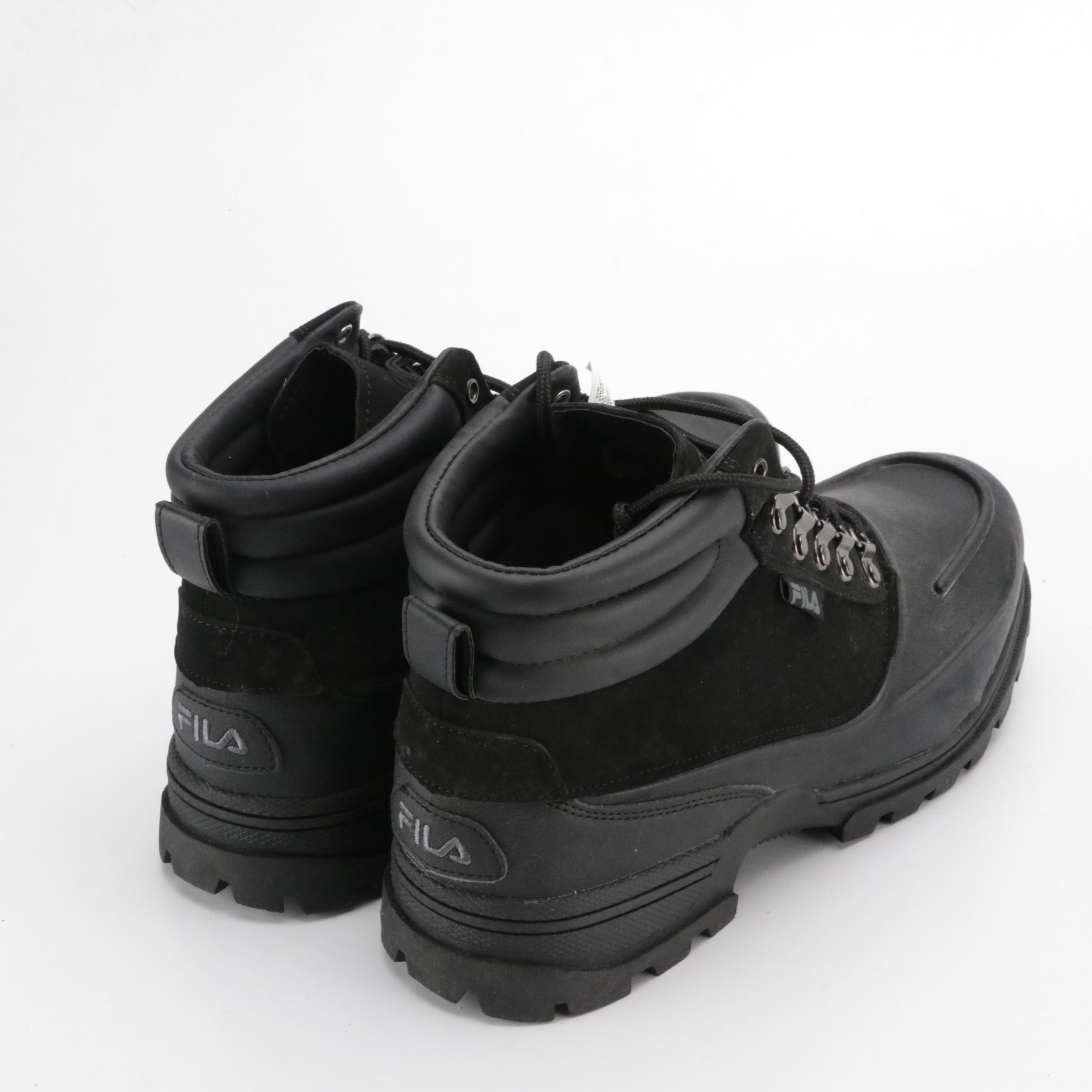 Men's Fila Weathertec and New Balance Winter Boots with Boxes