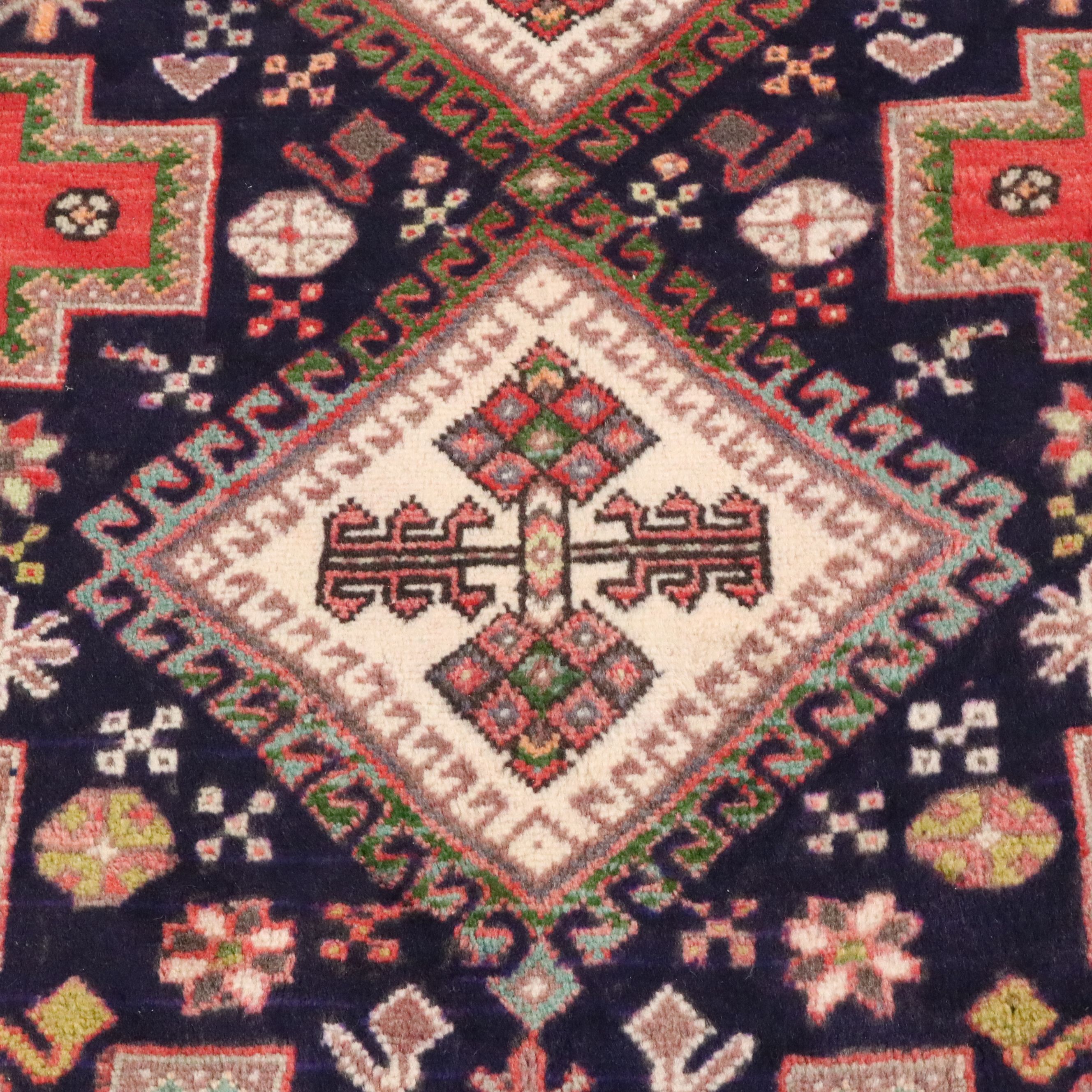 4'9 x 7'5 Hand-Knotted Persian Sirjan Area Rug