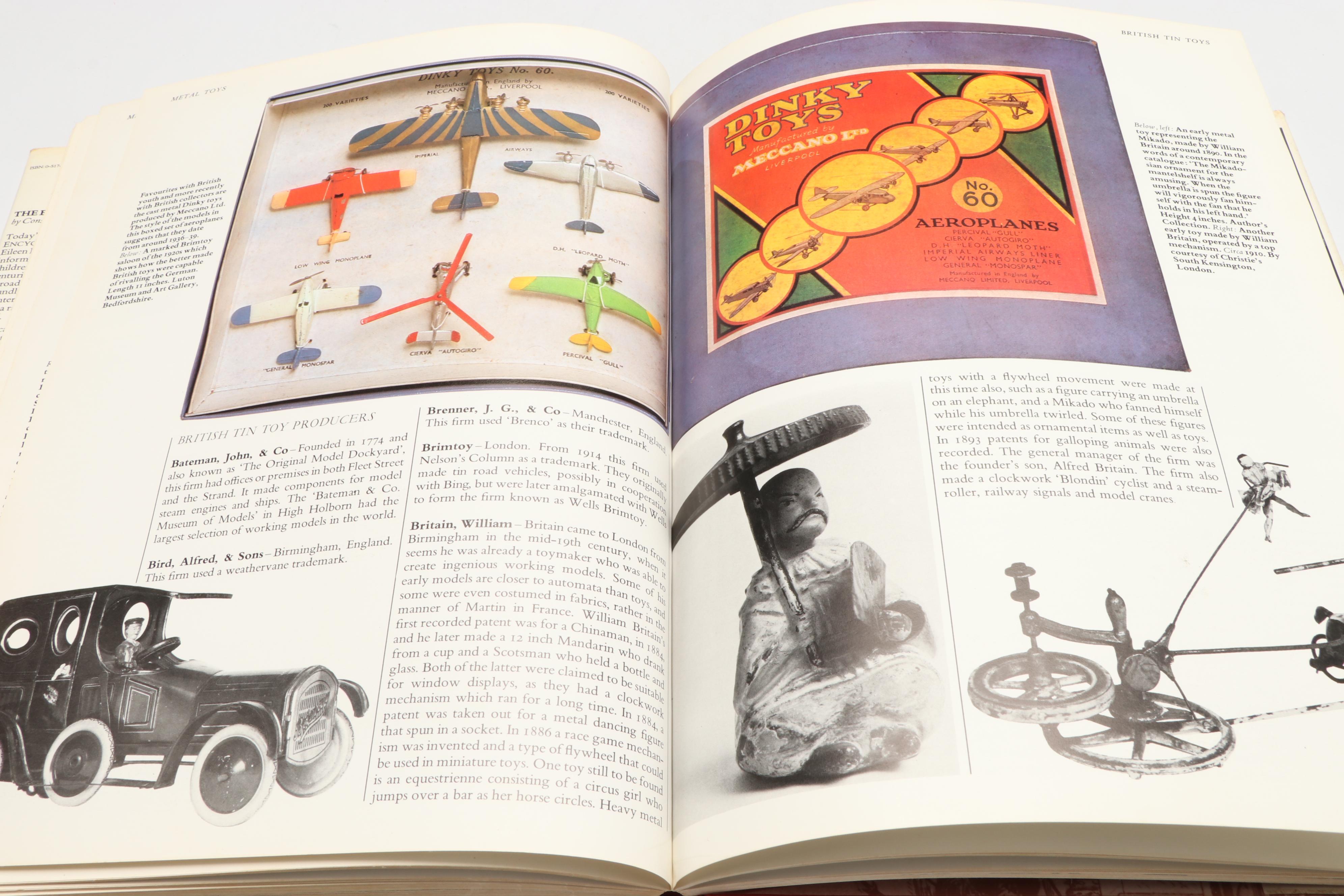 First Edition "The Encyclopedia of Toys" by Constance Eileen King and More