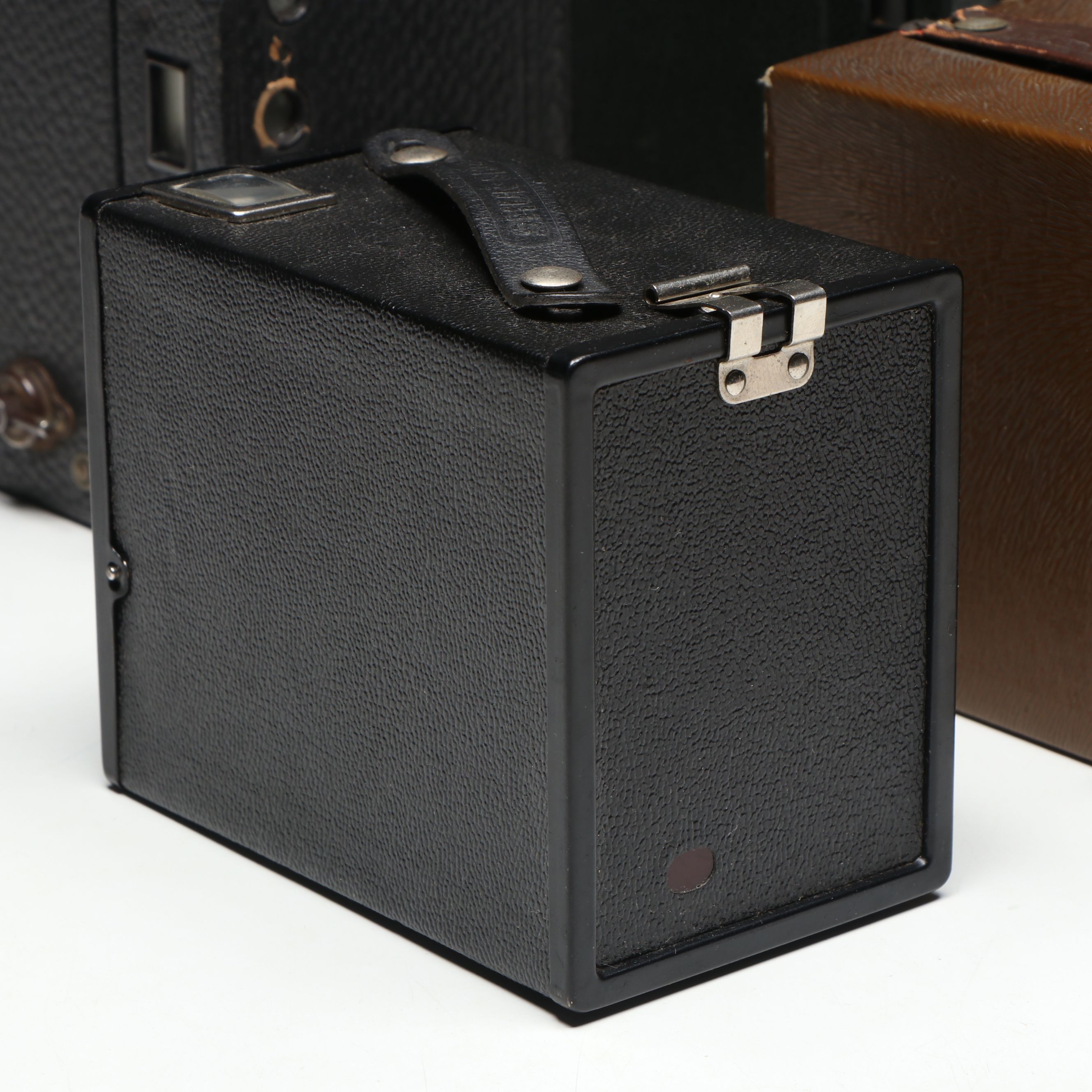 Kodak "Rainbow Hawk-Eye" with Ansco Shur-Shot Jr. and More Vintage Box Cameras