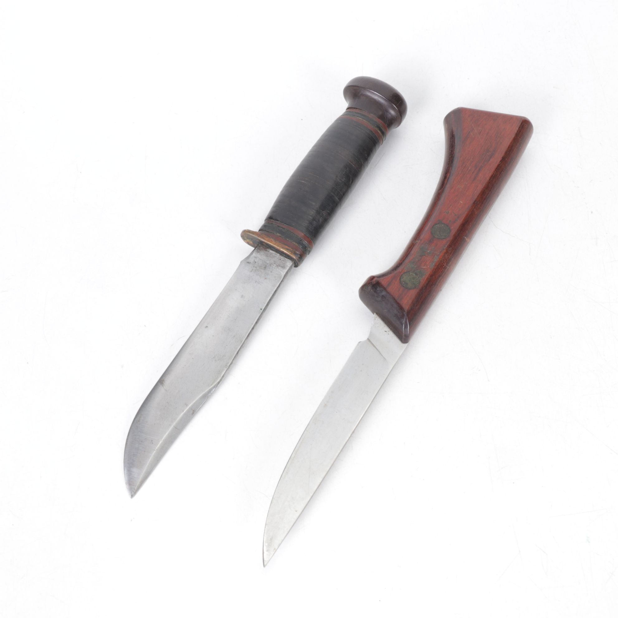 Two Remington RH-36 and Two Other Fixed Blade Knives