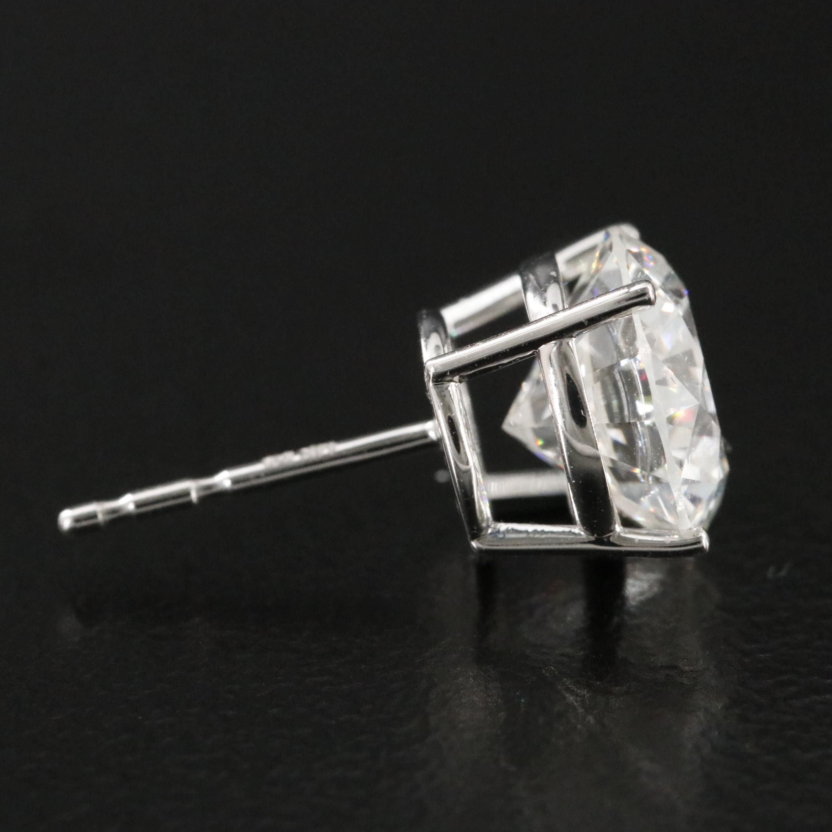 14K 3.86 CTW Lab Grown Diamond Stud Earrings
