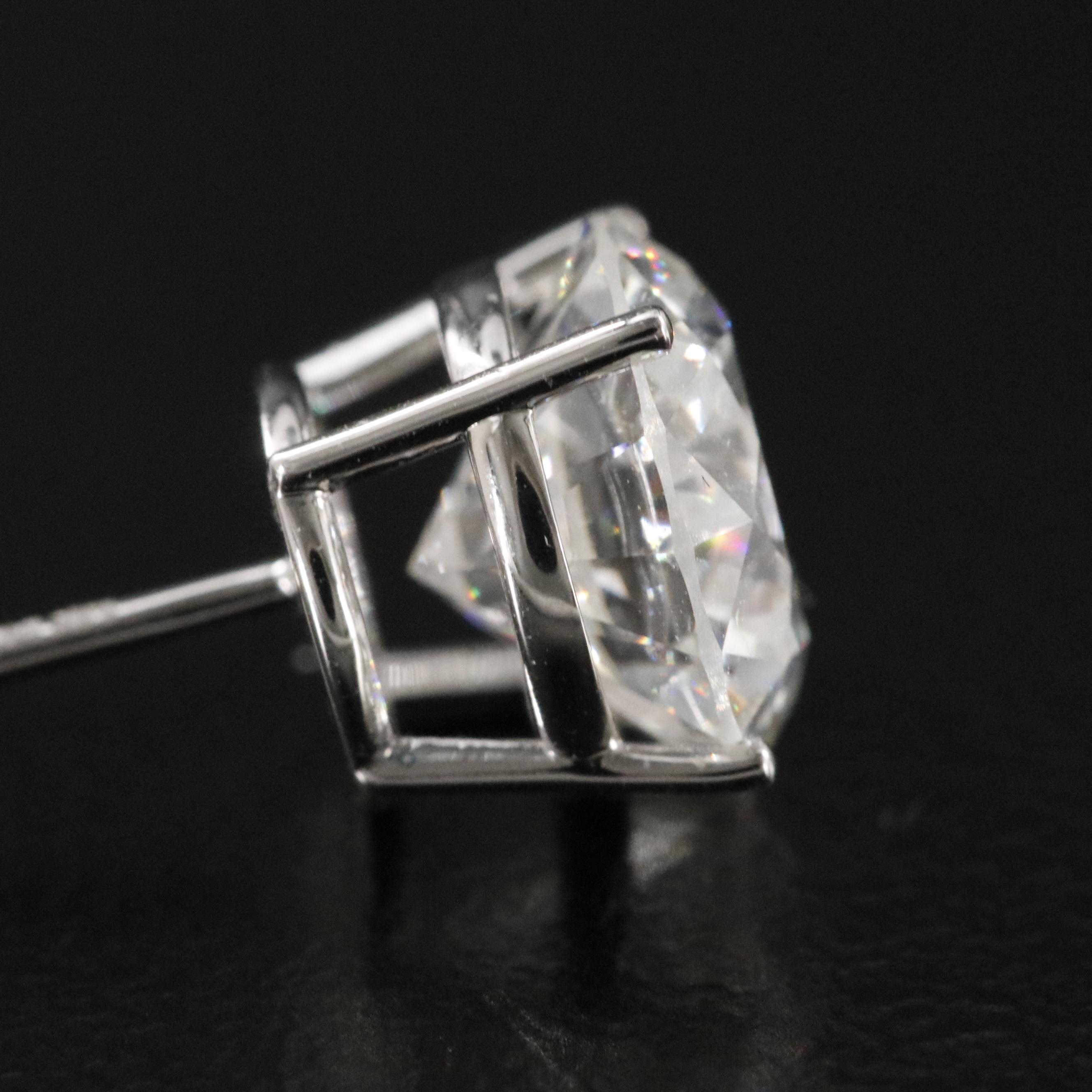 14K 3.86 CTW Lab Grown Diamond Stud Earrings