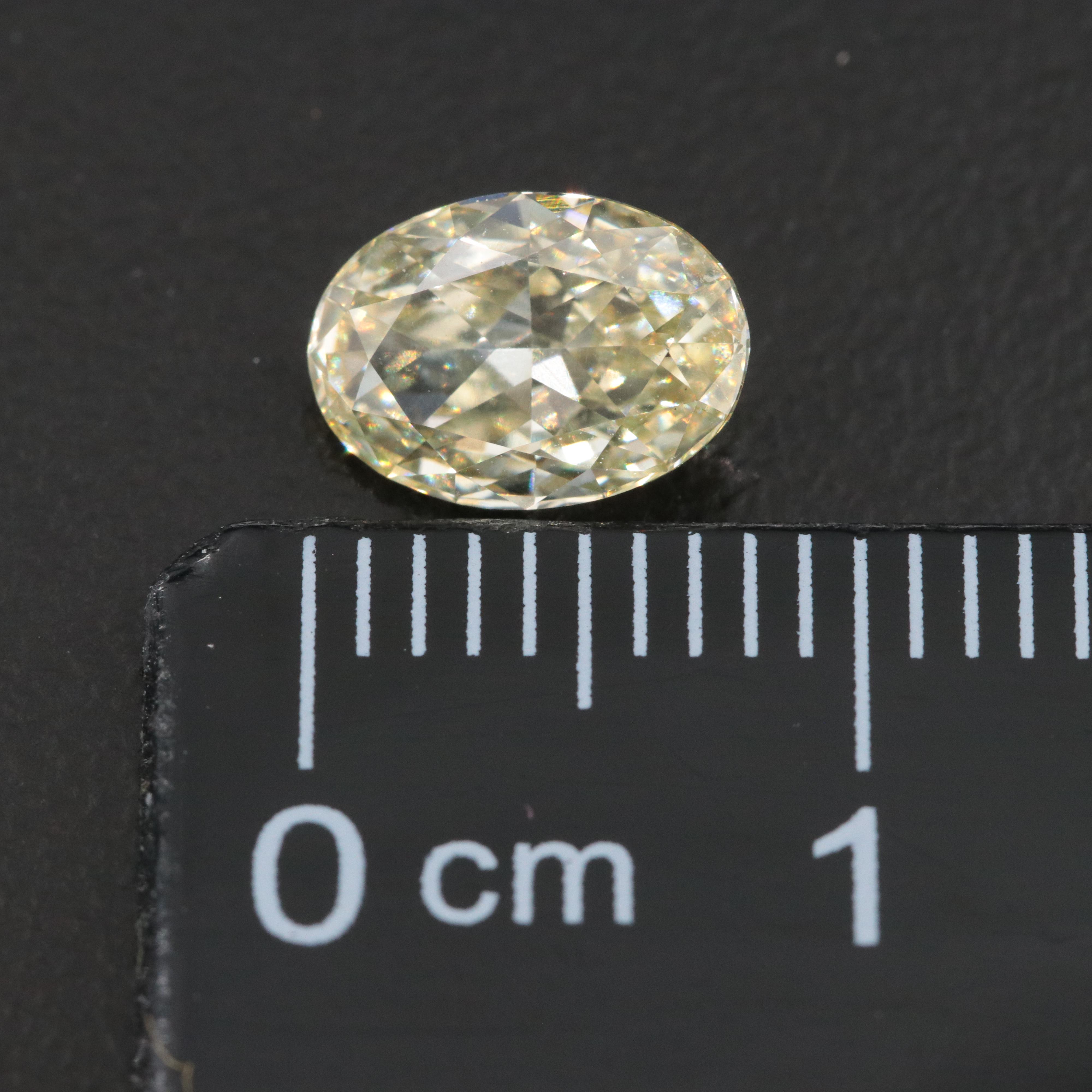 Loose 1.16 CT Lab Grown Fancy Yellow Diamond with IGI Report