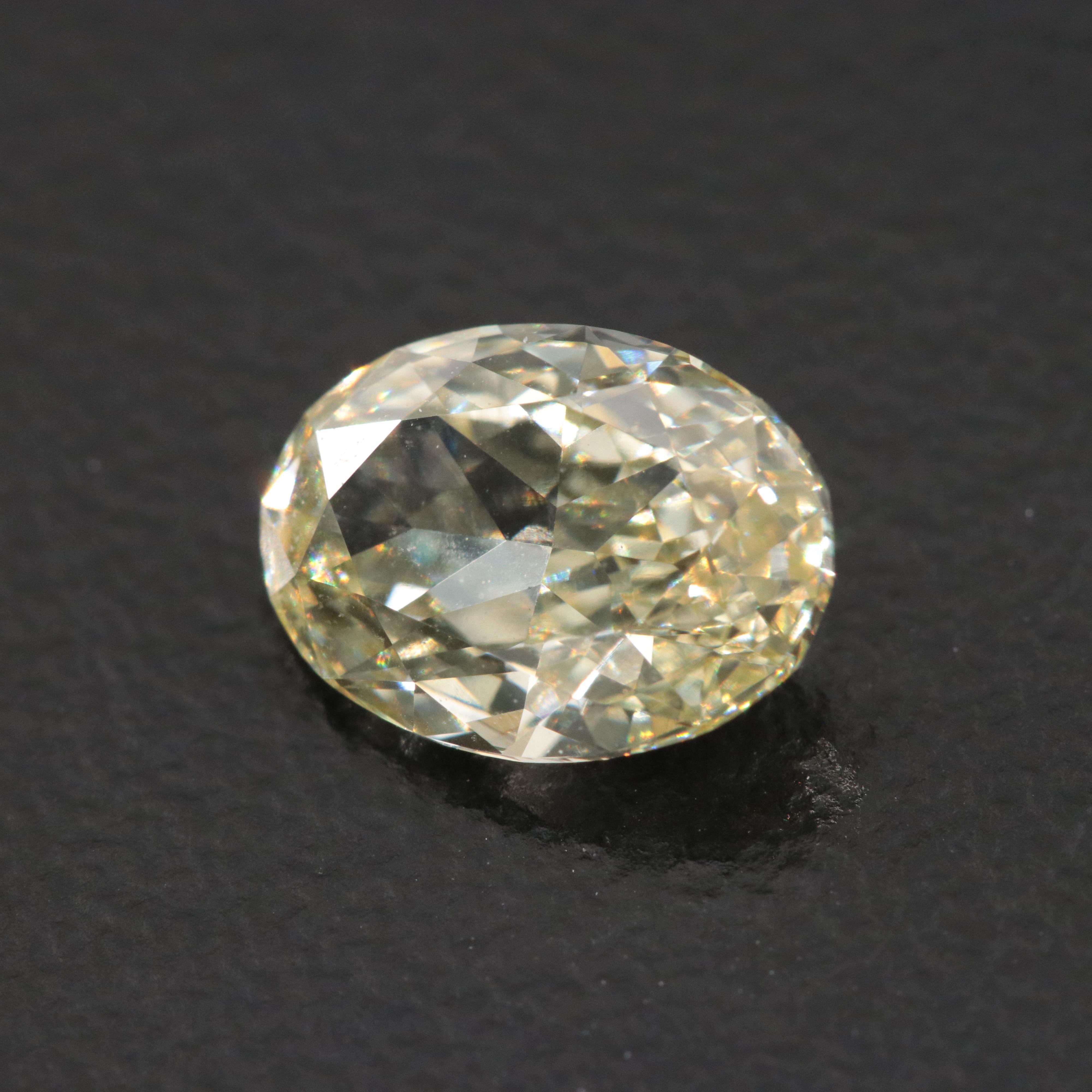 Loose 1.16 CT Lab Grown Fancy Yellow Diamond with IGI Report