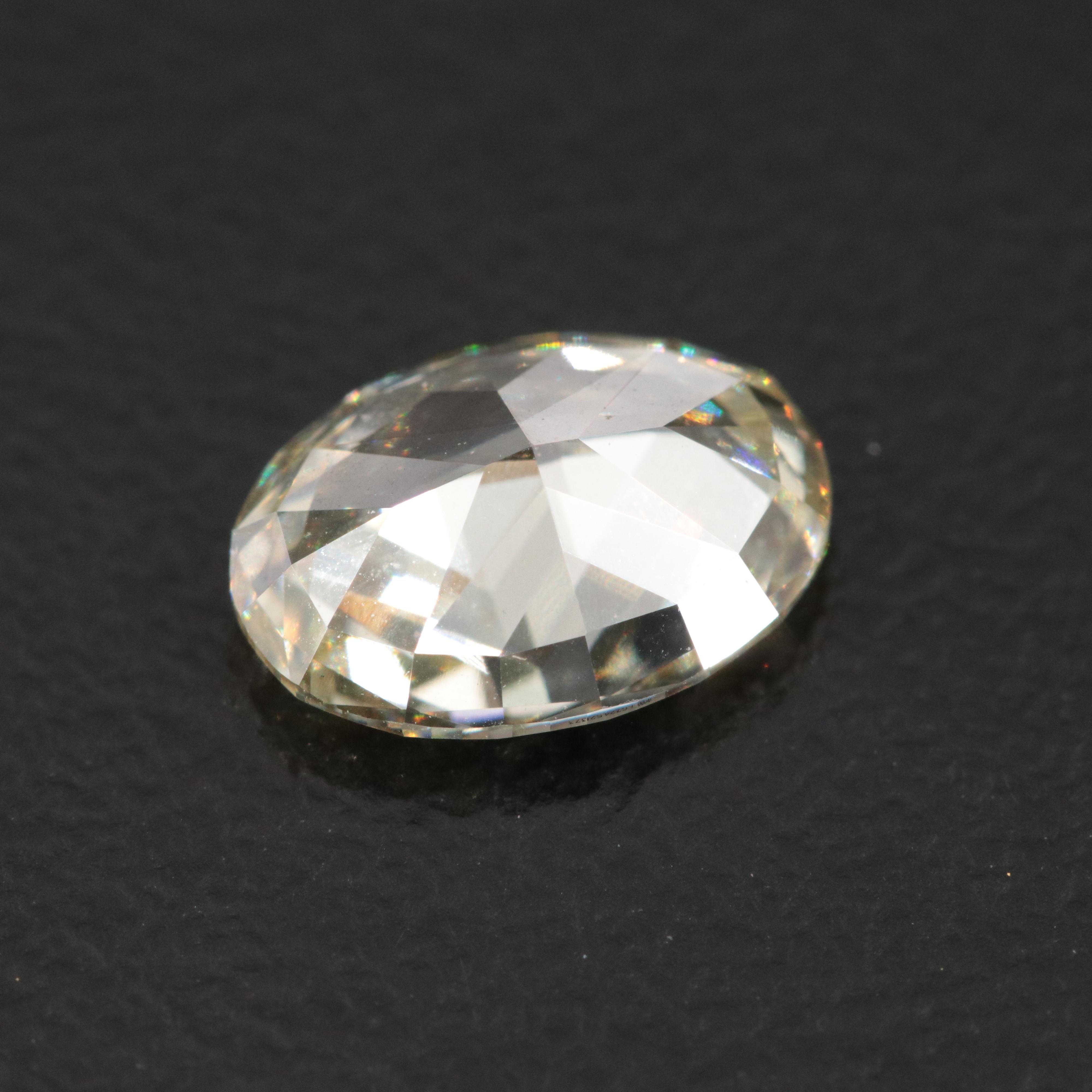 Loose 1.16 CT Lab Grown Fancy Yellow Diamond with IGI Report