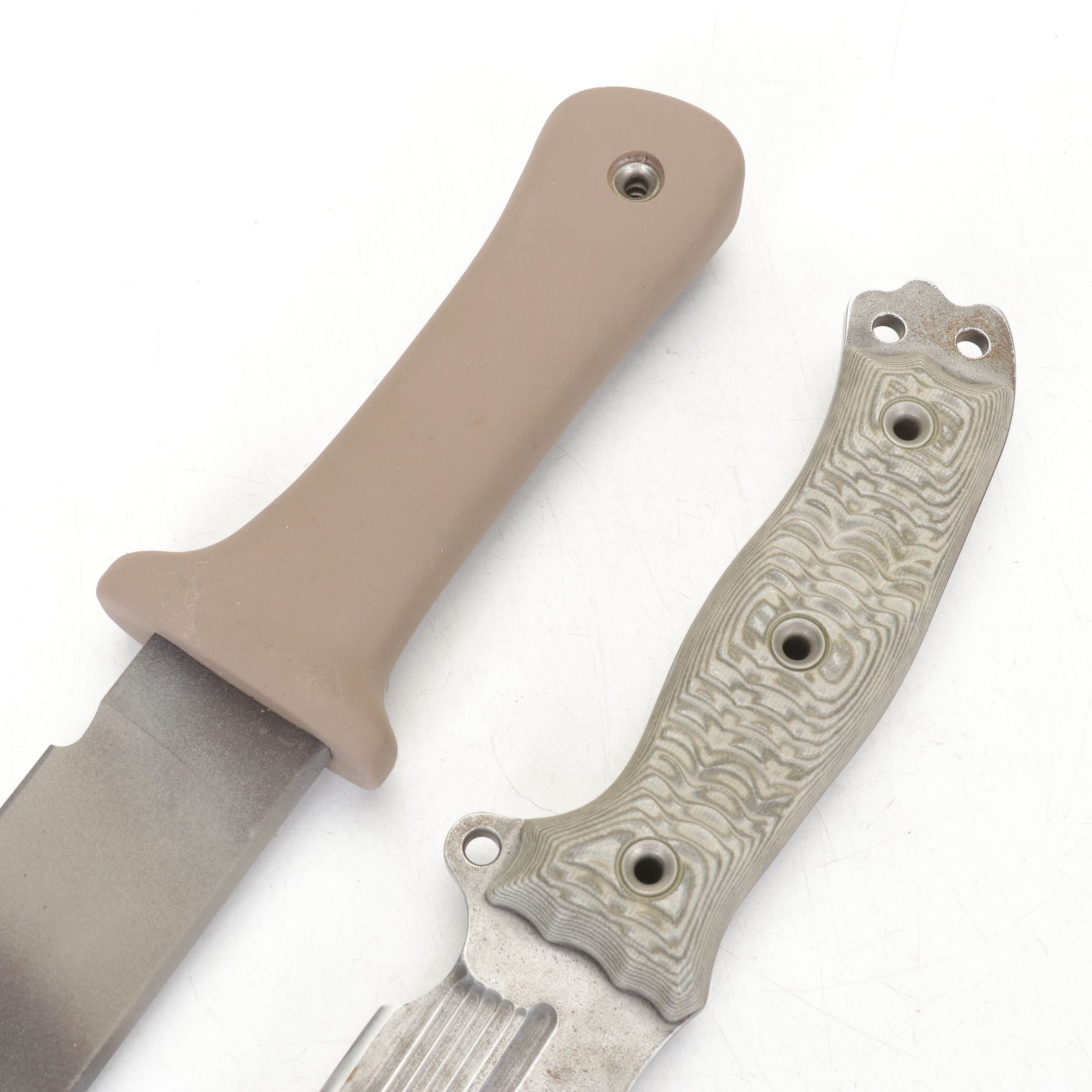 Blackjack "Highland Dirk II" Push Dagger and Four Other Fixed Blade Knives