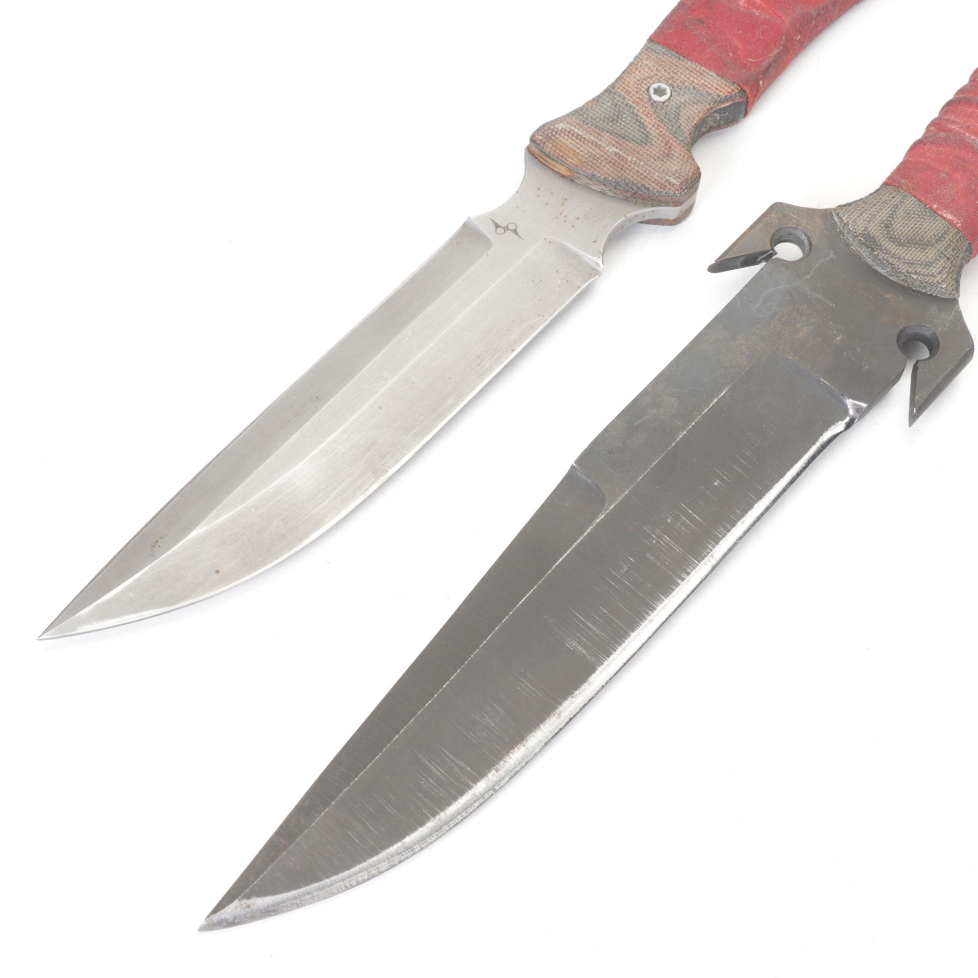 Blackjack "Highland Dirk II" Push Dagger and Four Other Fixed Blade Knives