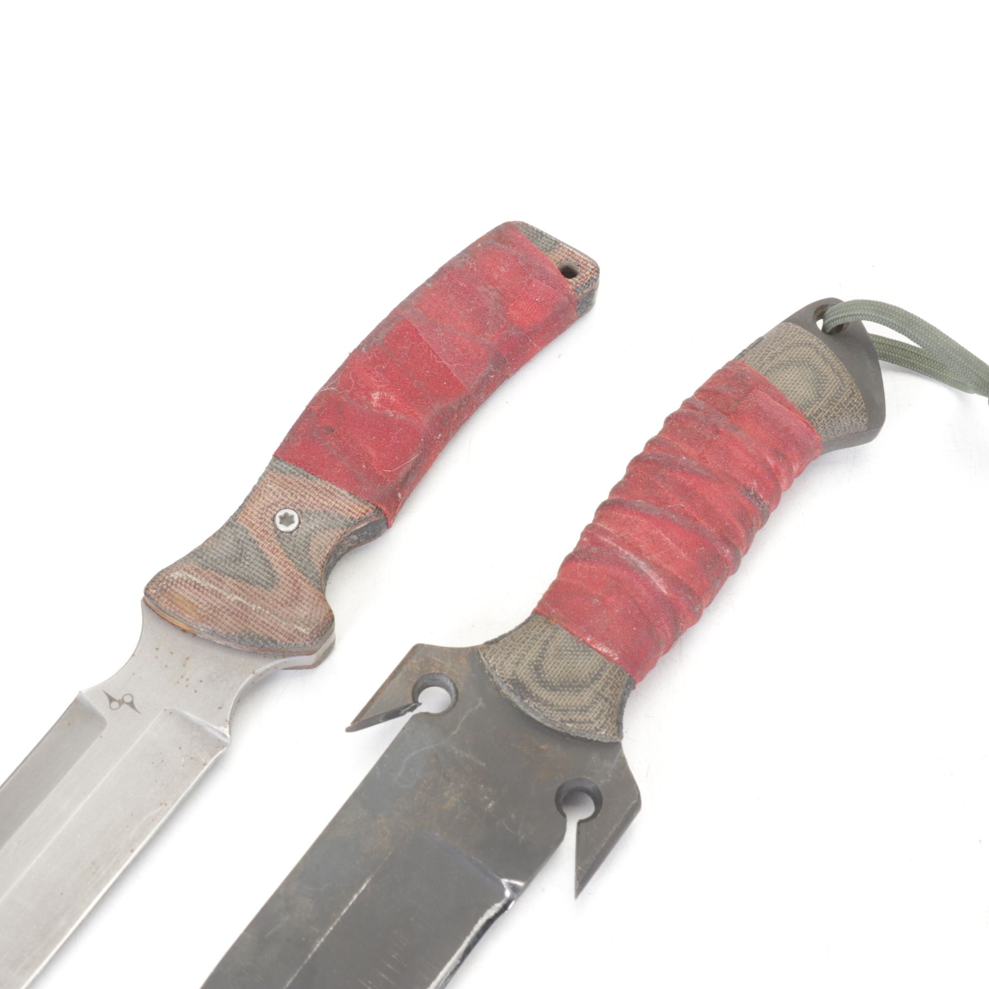 Blackjack "Highland Dirk II" Push Dagger and Four Other Fixed Blade Knives