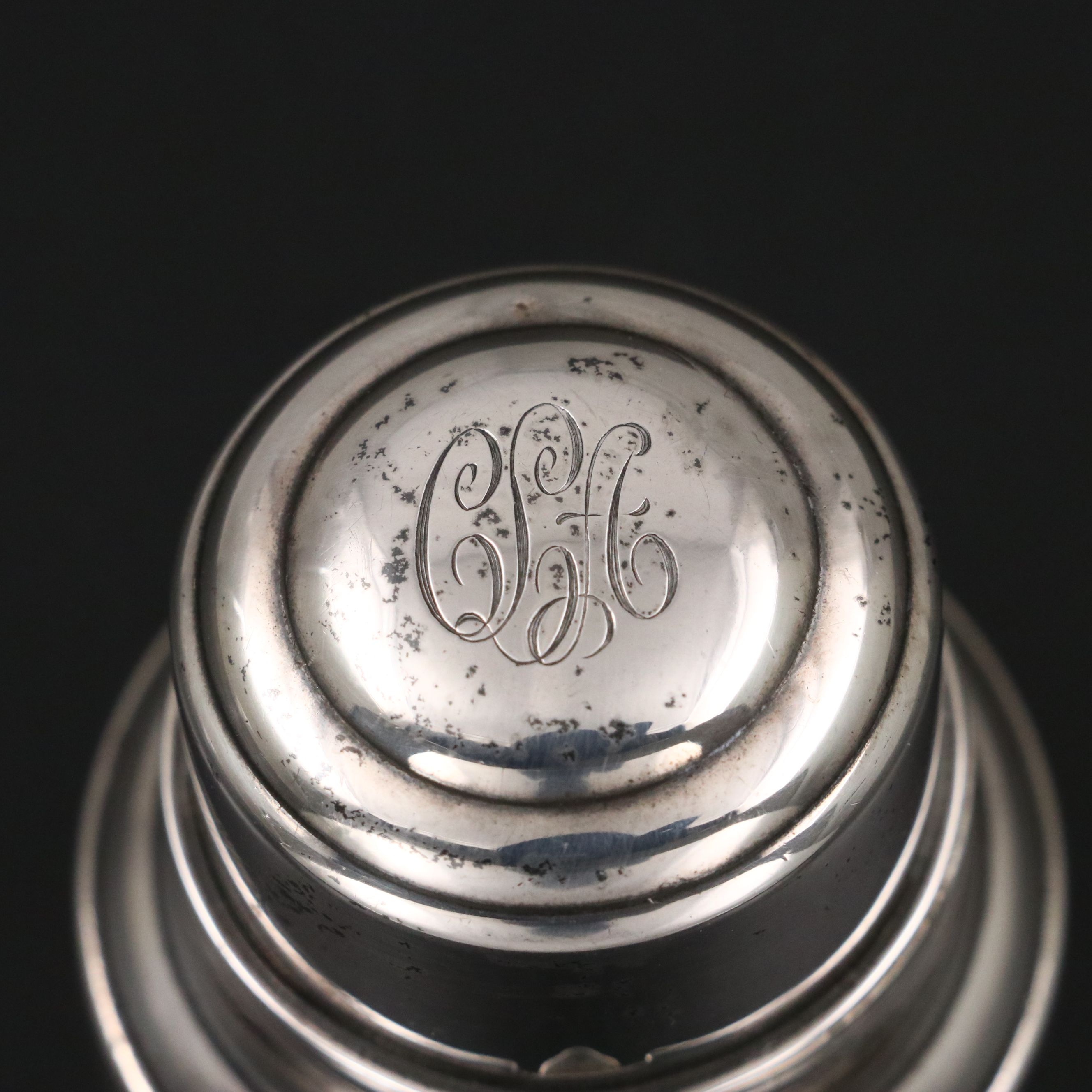 Birks Sterling Silver Capstan-Form Ring Box