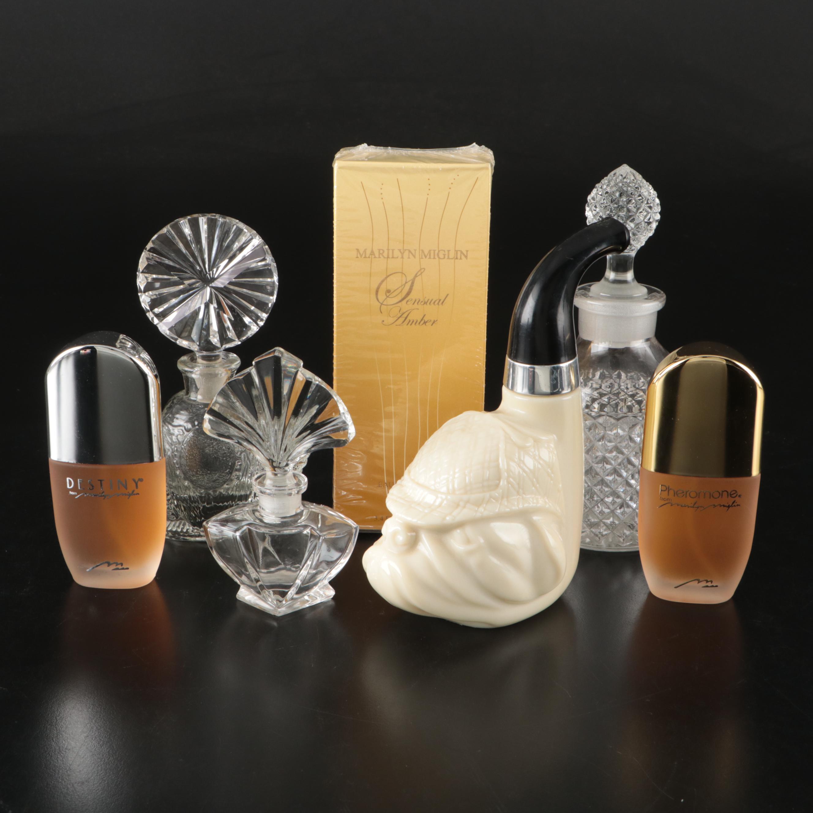 Marilyn Miglin Perfumes, Avon After Shave Bottle, and More Perfume Bottles