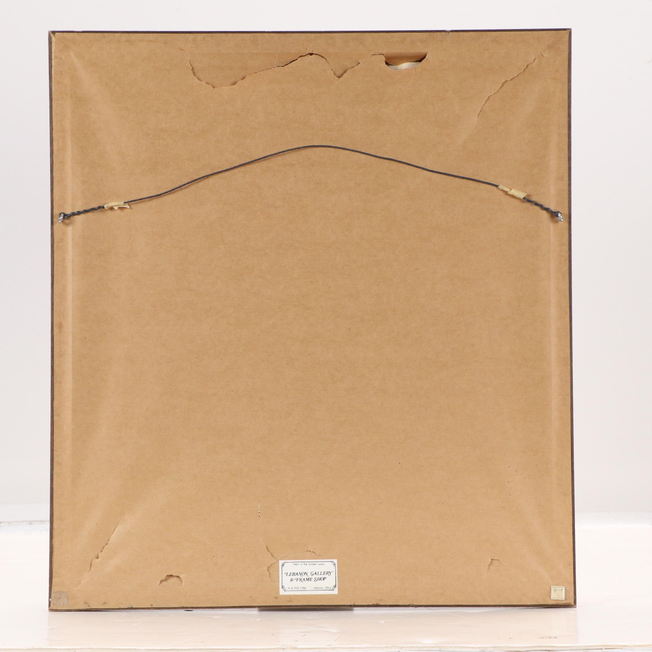 John A. Ruthven Offset Lithograph "Quail," Mid to Late 20th Century