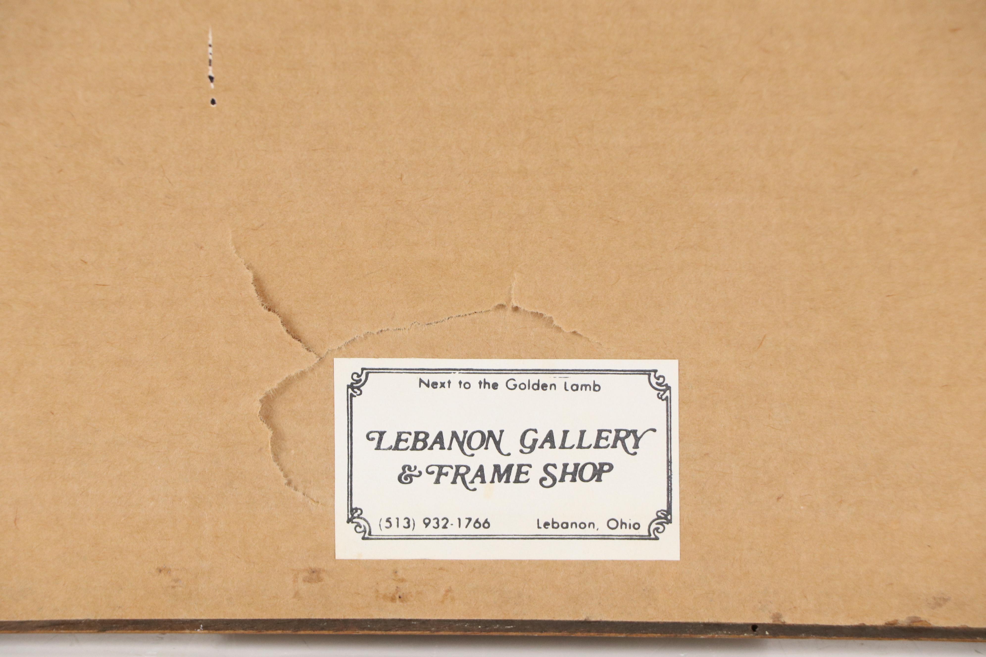 John A. Ruthven Offset Lithograph "Quail," Mid to Late 20th Century