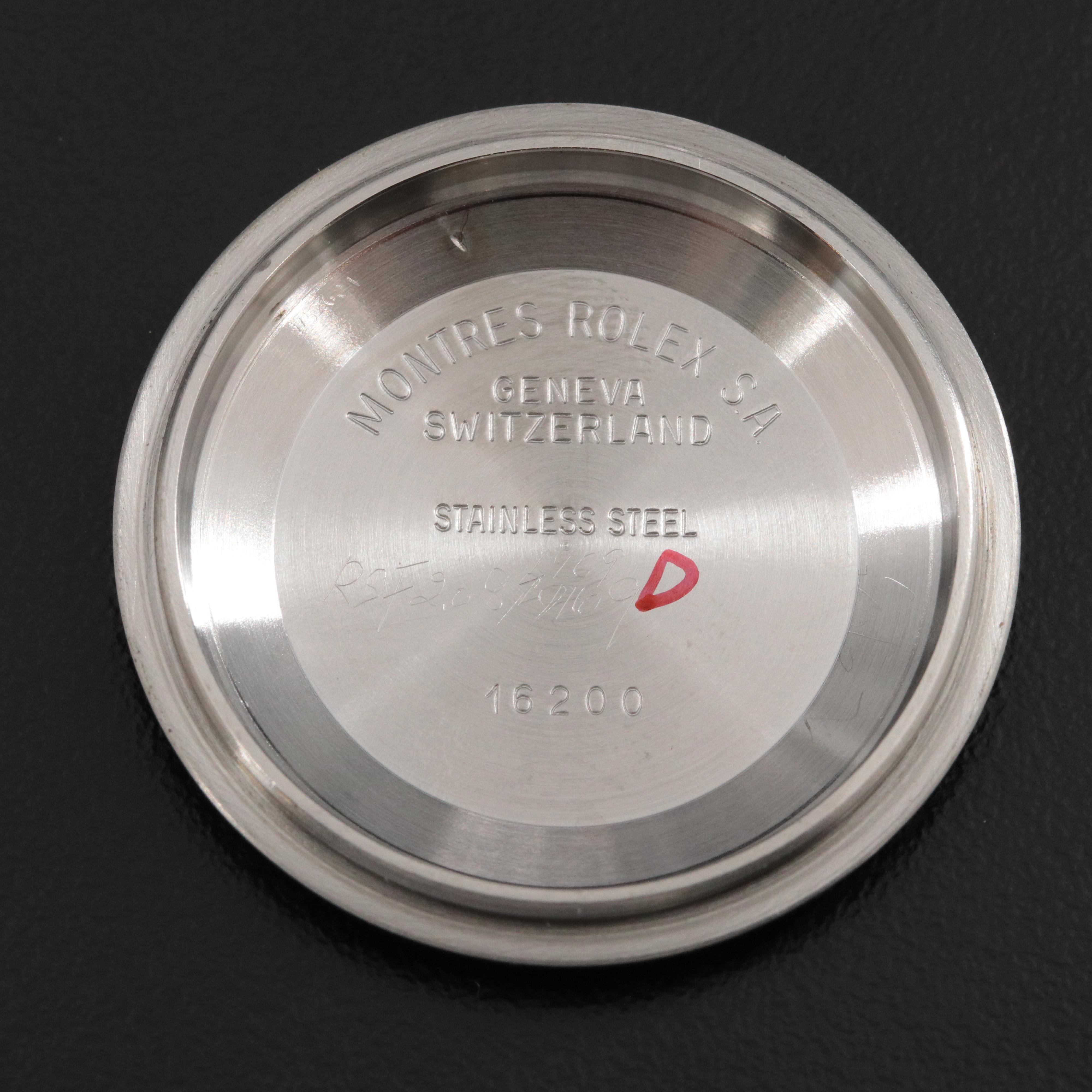 1997-98 Rolex Blue Dial Two Tone Datejust Watch