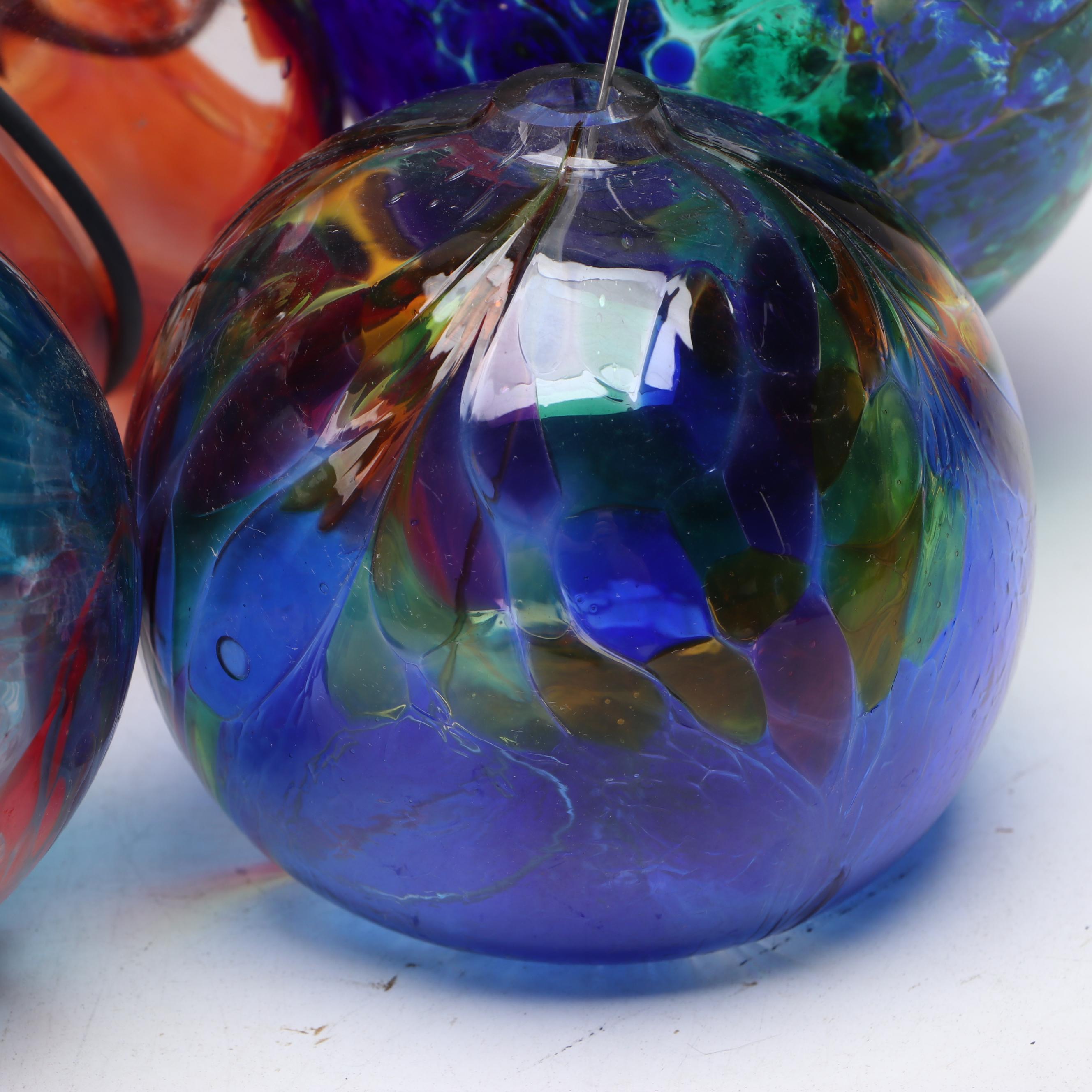 Victor Alexander Heart-Shaped Ornaments with More Blown Art Glass